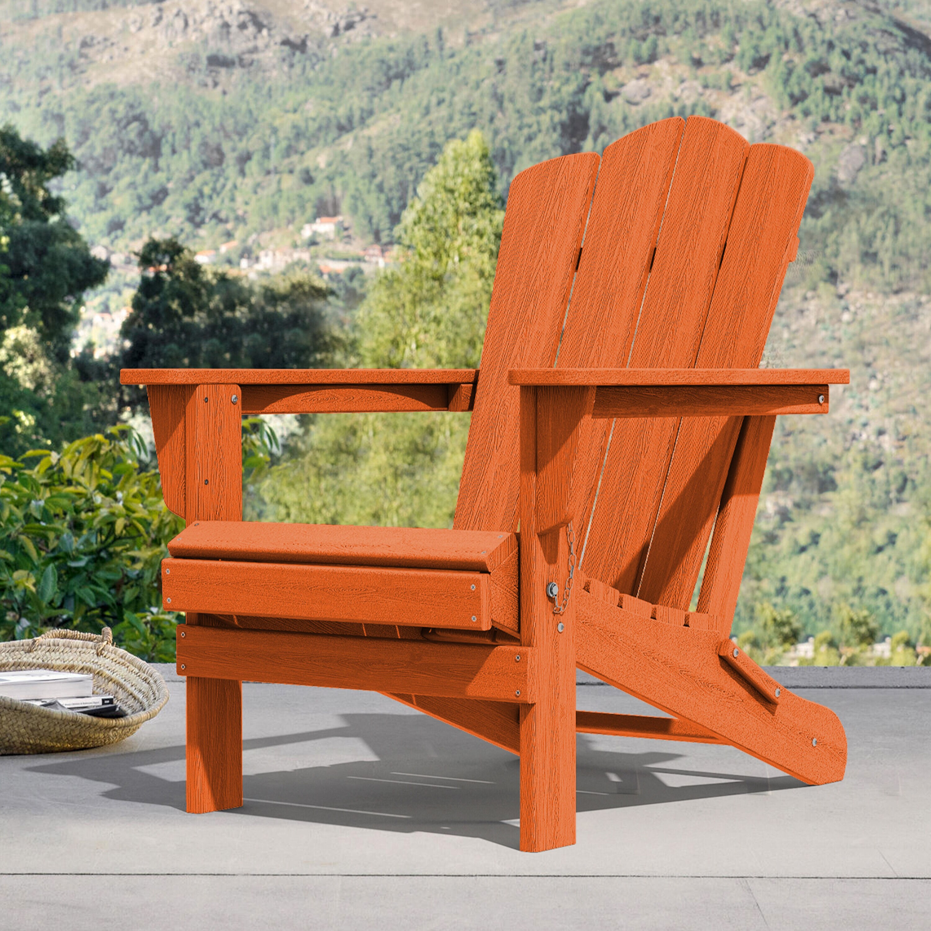 Orange adirondack chair hot sale