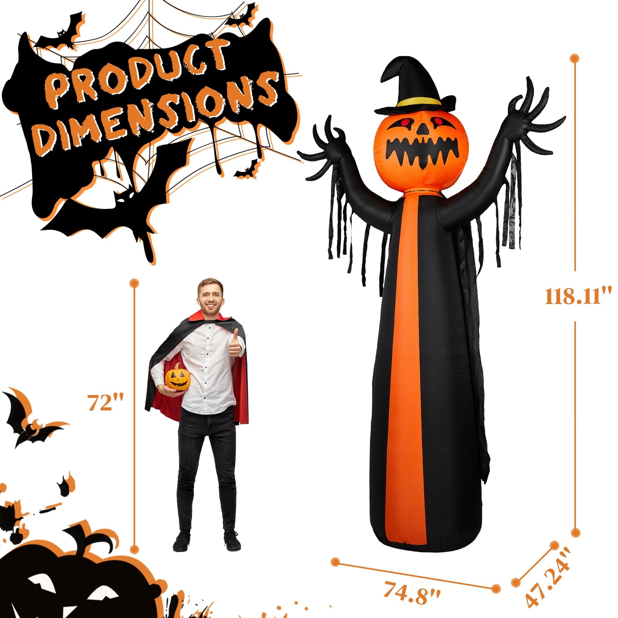 Numhew NHLYNN43146 Outdoor-Halloween-Decor - View #7