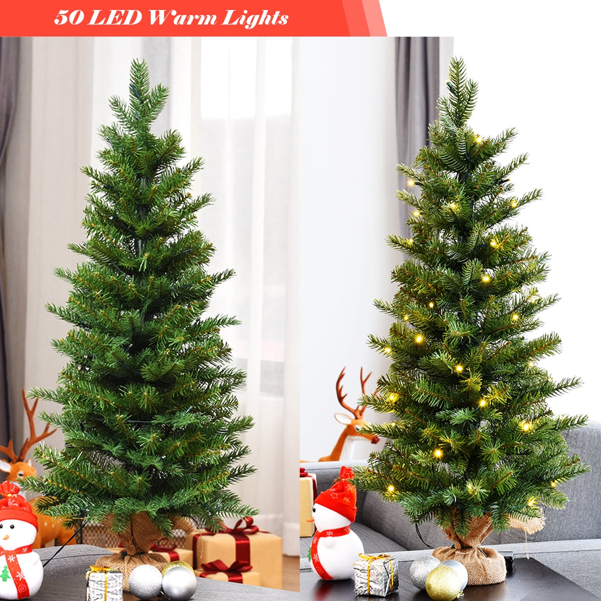 Goplus CM21217 Artificial-Christmas-Trees - View #5