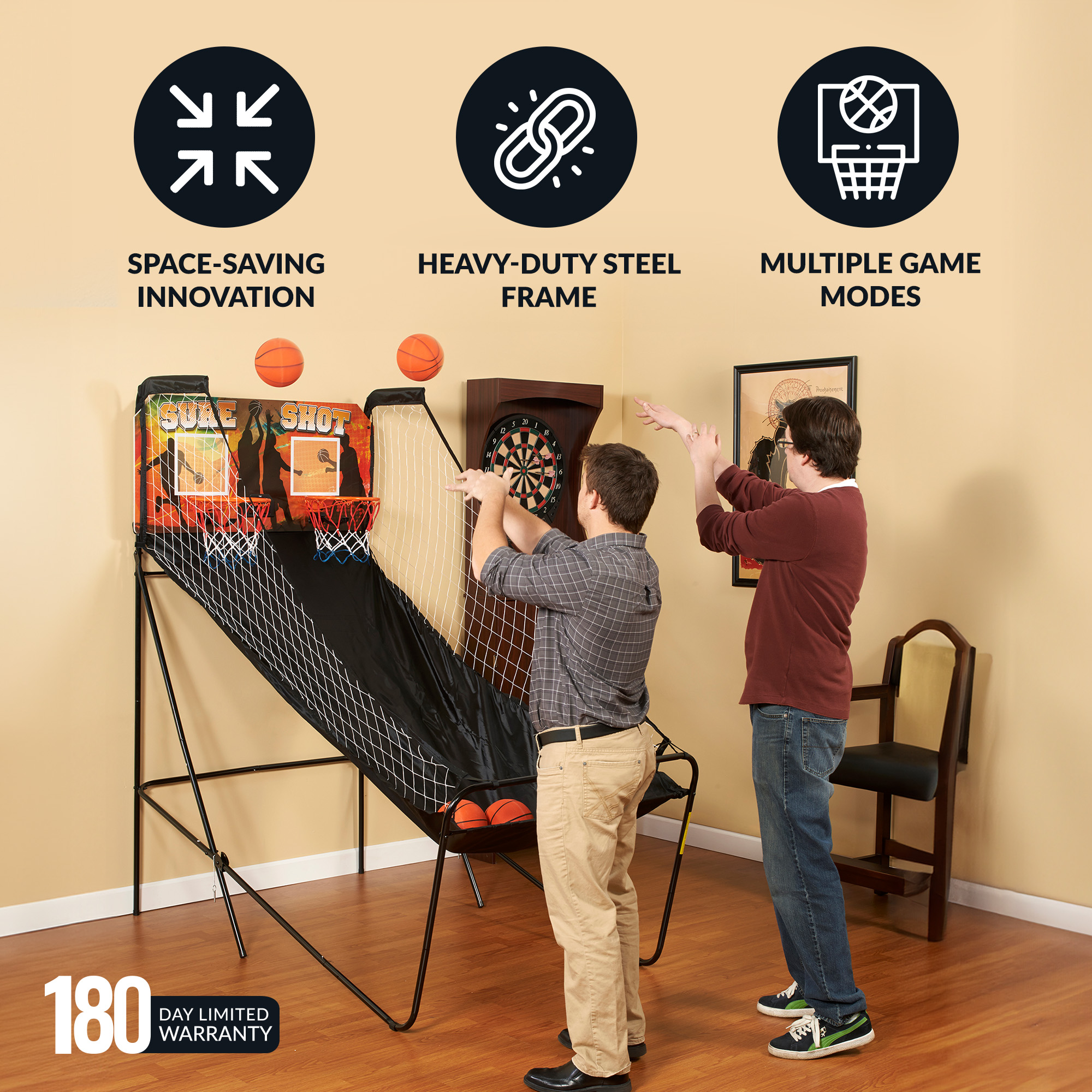 Hathaway BG2233 Electronic-Basketball-Games - View #4