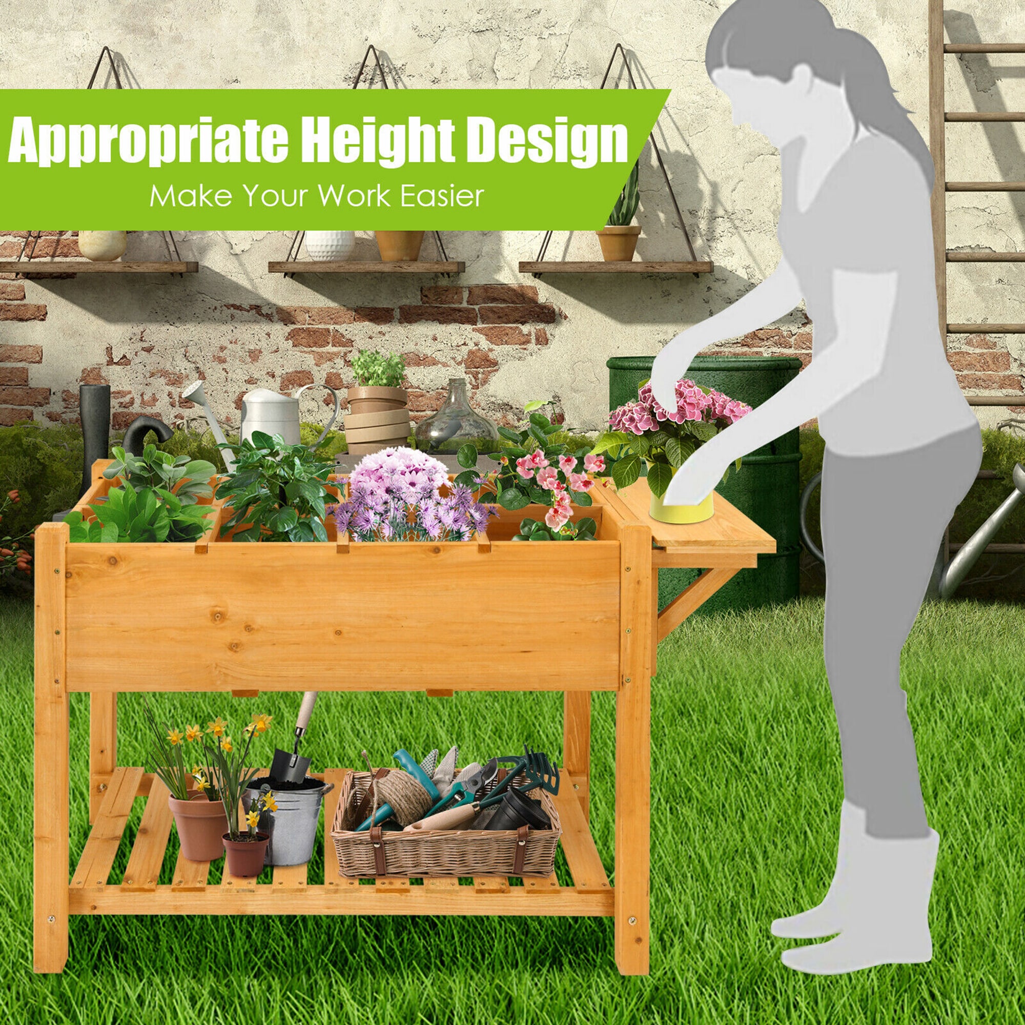 Costway LWS00539 Raised-Planter-Boxes - View #6
