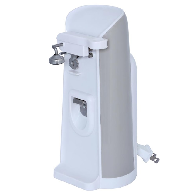 brentwood Brentwood Extra Tall Electric Can Opener in White in the Can  Openers department at