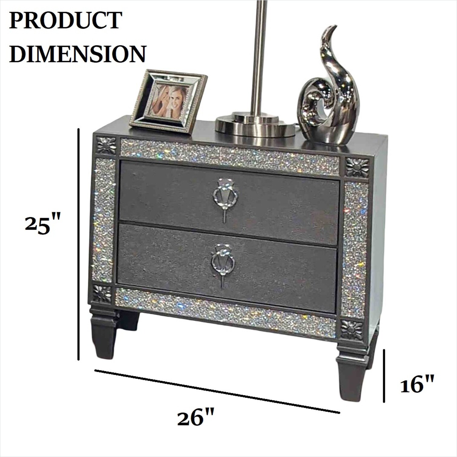 SunJet 7NQ4Y8JZ18FO nightstands - View #2
