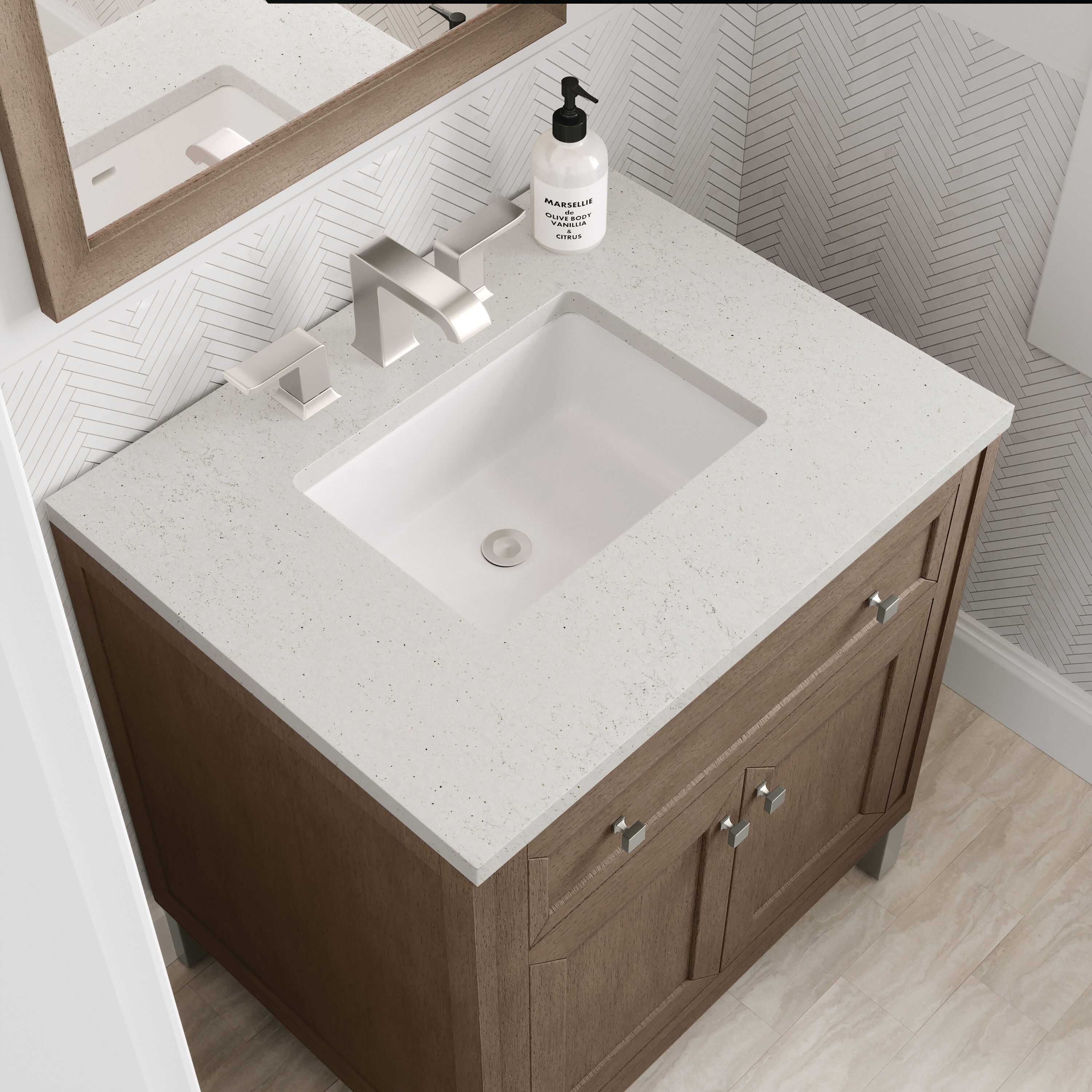 James Martin Vanities 305-V30-WWW-3LDL Bath-Vanity-Combo - View #5