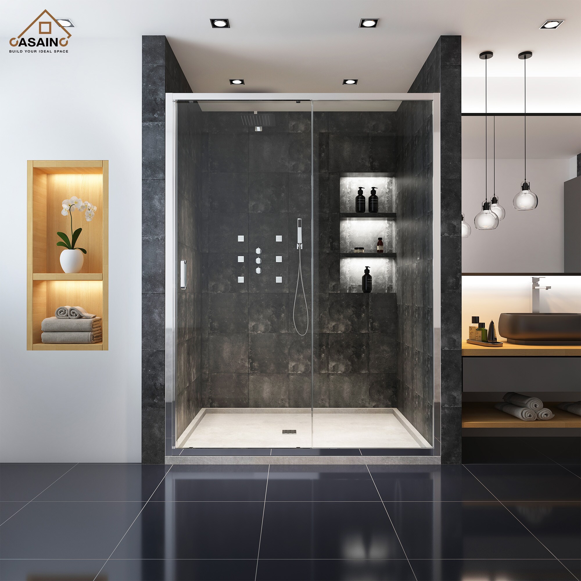 CASAINC SL-TL-C80 Shower-Doors - View #9