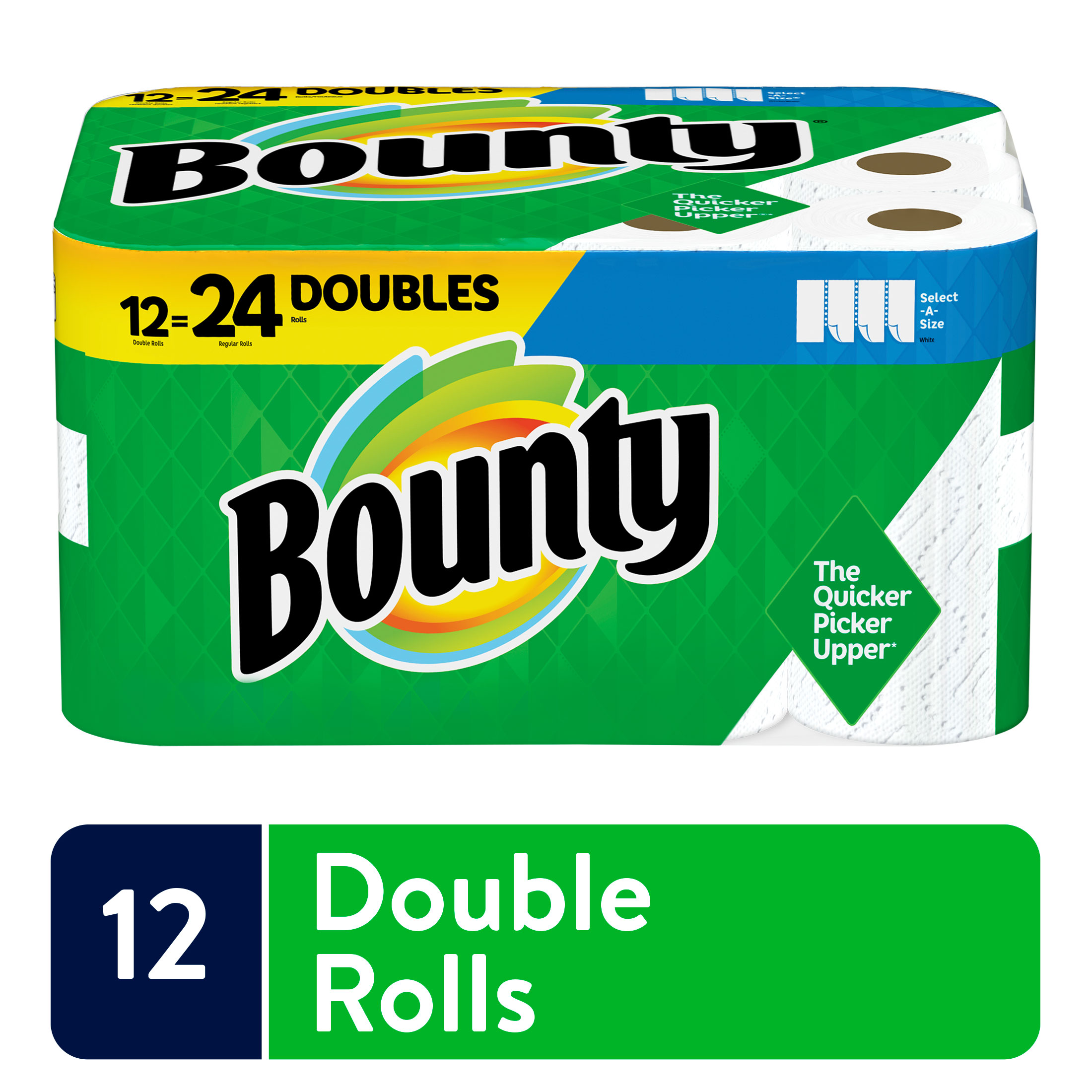 Bounty Select-a-Size Double-Roll 12-Count Paper Towels in the Paper Towels  department at