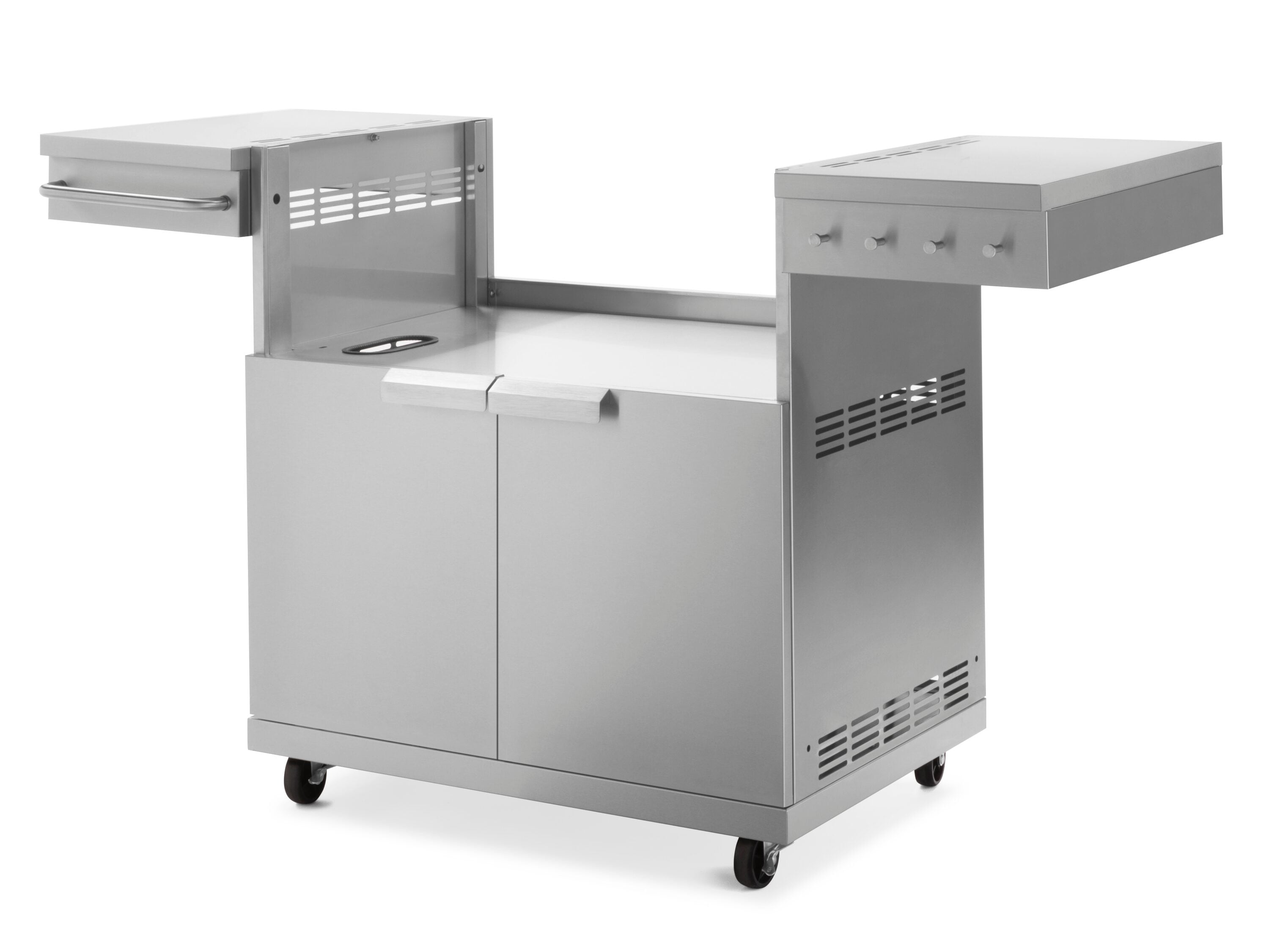 NewAge Products 66958 Outdoor Kitchen Classic Stainless Steel Gas 33-in Grill Cart