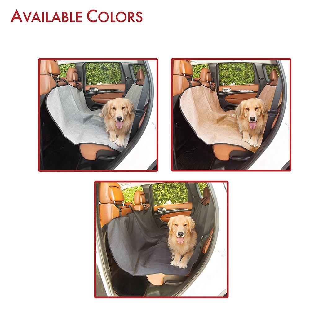 Majestic Pet Universal Black Waterproof Hammock Back Seat Cover