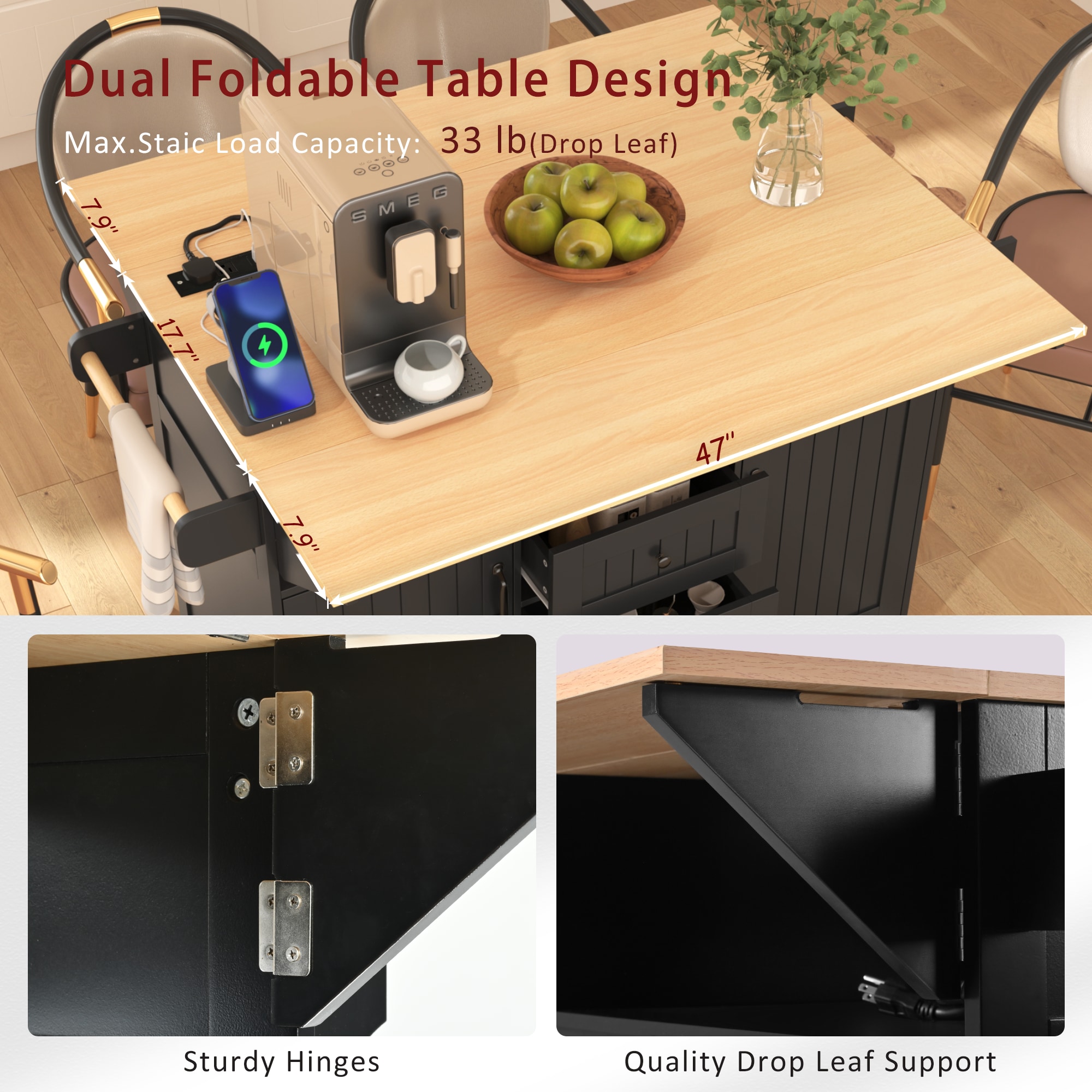 Kahomvis KK-QPO2-17B Kitchen-Furniture - View #6