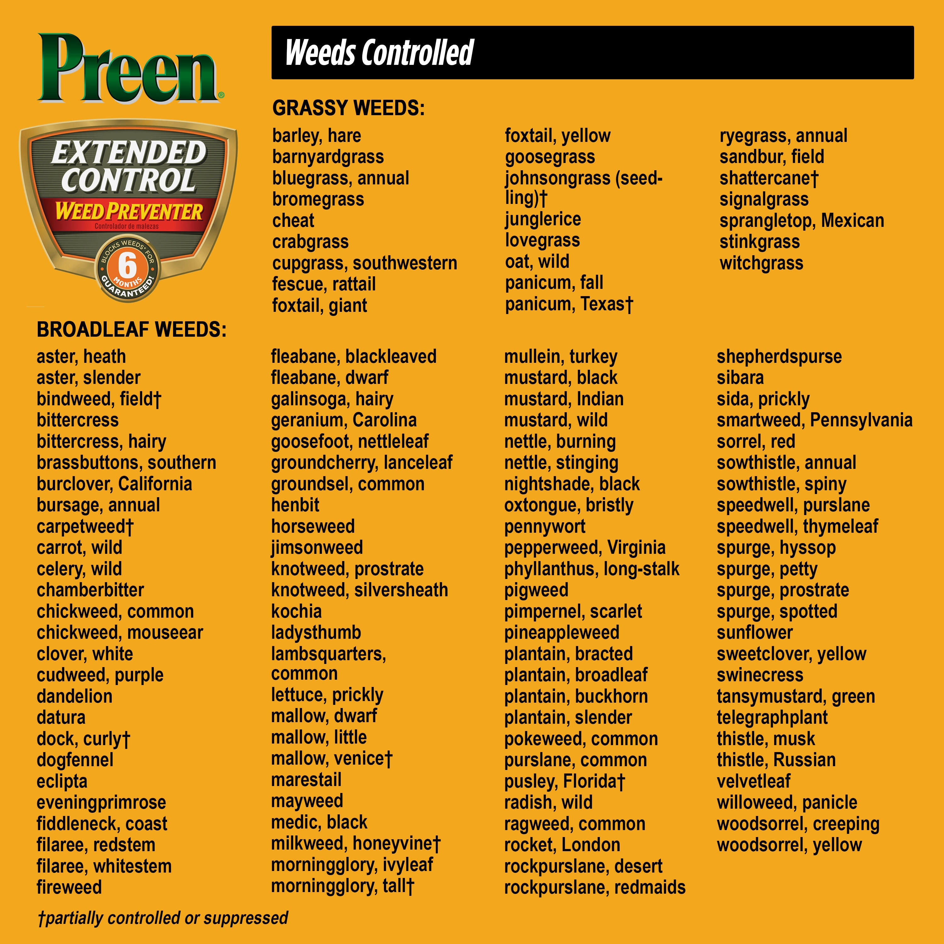 Preen Extended Control Weed Preventer 4.93-lbs. 805-sq Ft Pre-emergent ...