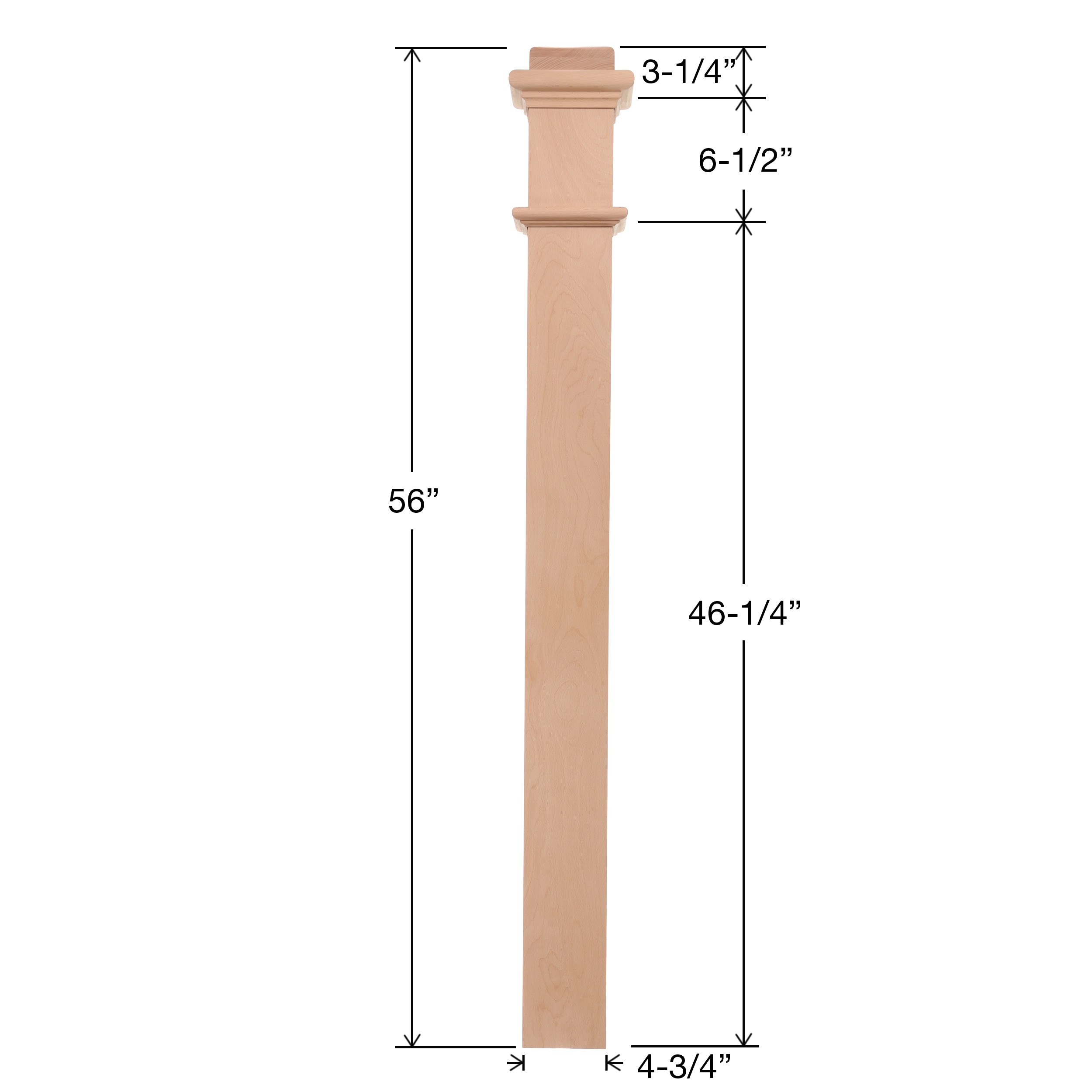 RELIABILT WG993PLEBCH Interior-Stairpart-Newel-Posts - View #3
