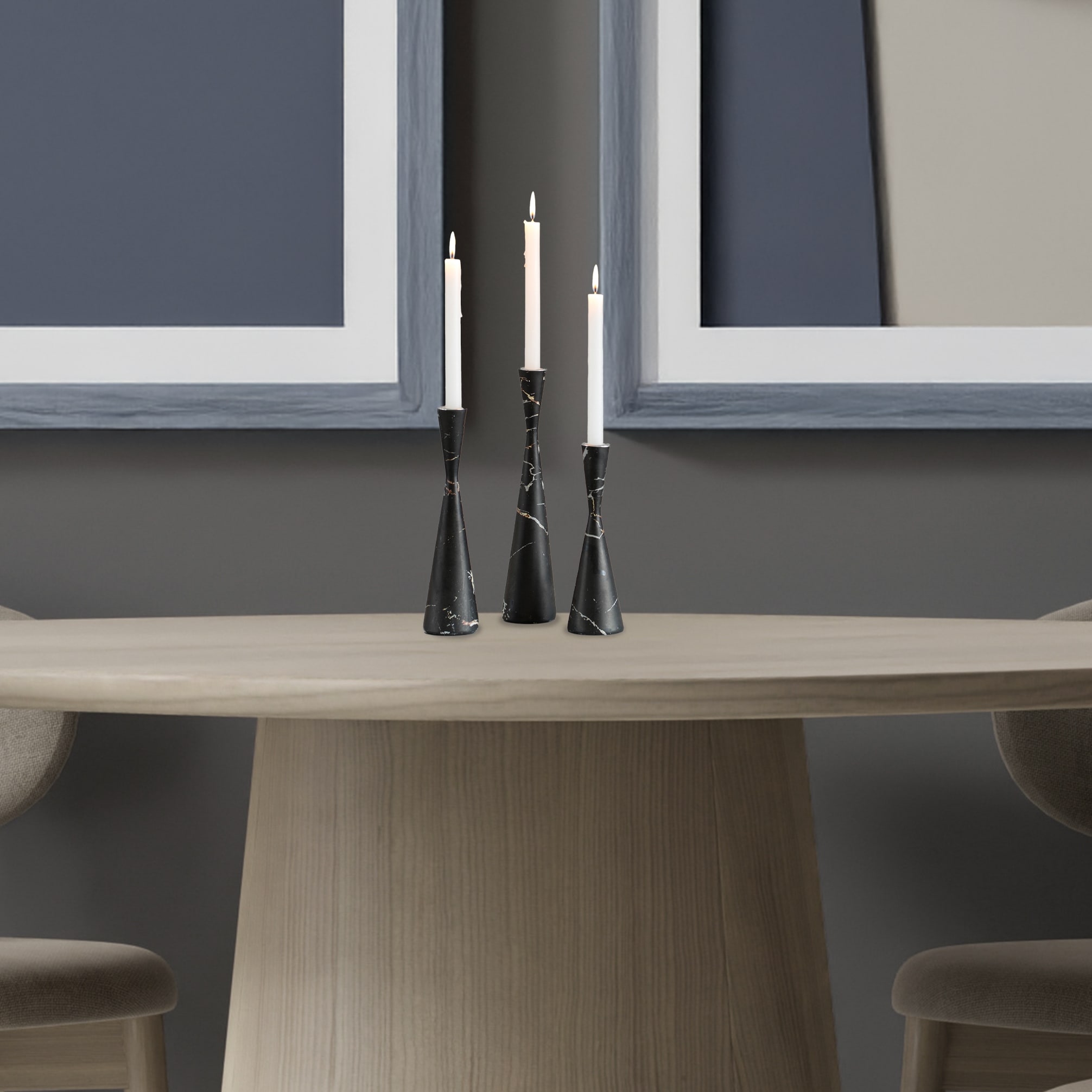 Uniquewise QI004063.BK.3 Candle-Holders - View #6