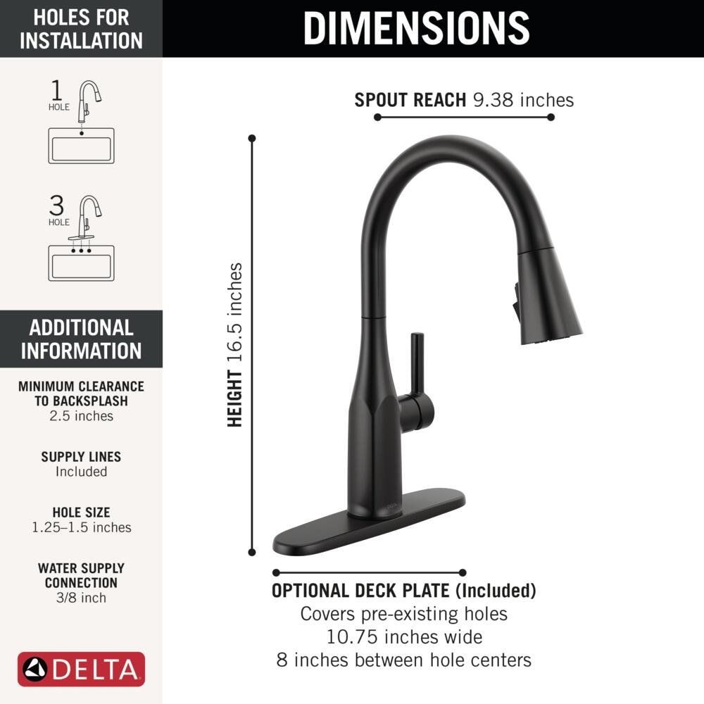 Delta 19728LF-BL Kitchen-Faucets - View #5