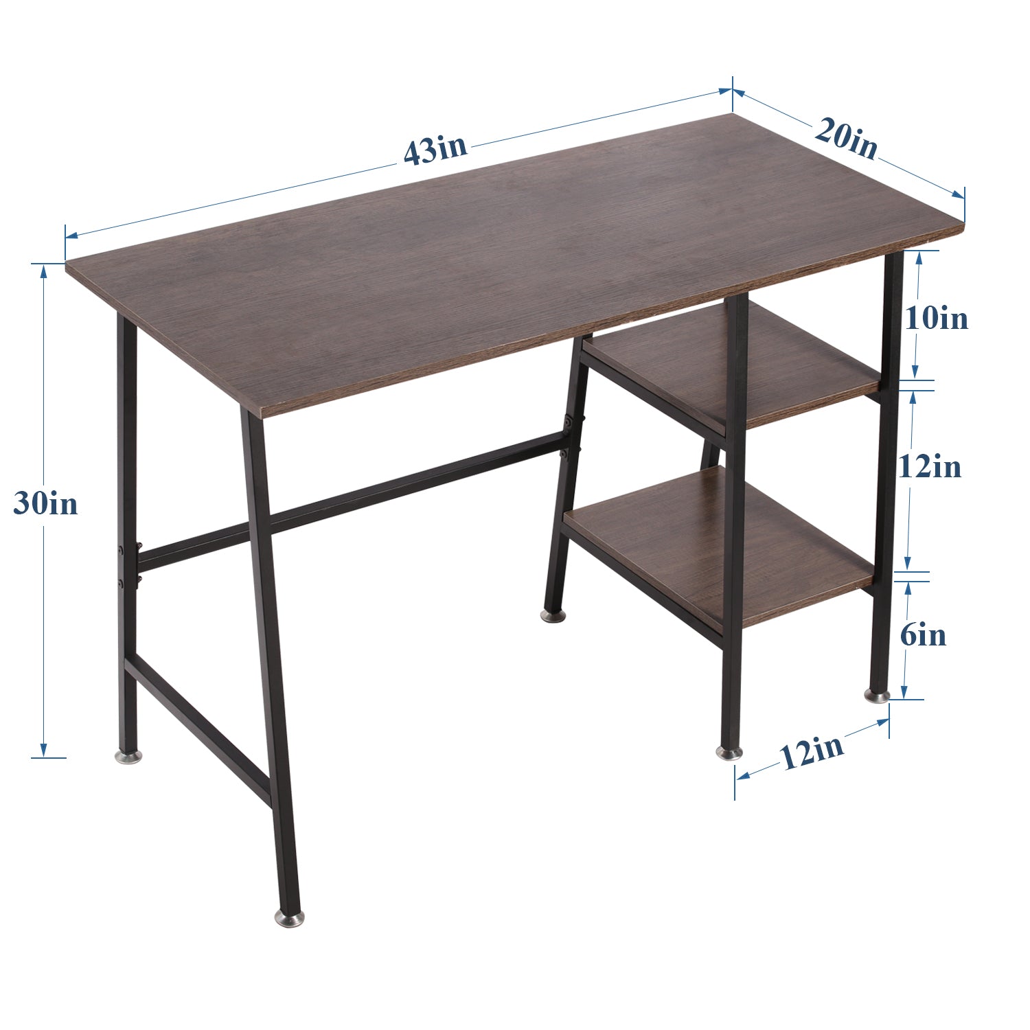 Vecelo LOE-DC-CD01-BRN desks - View #2