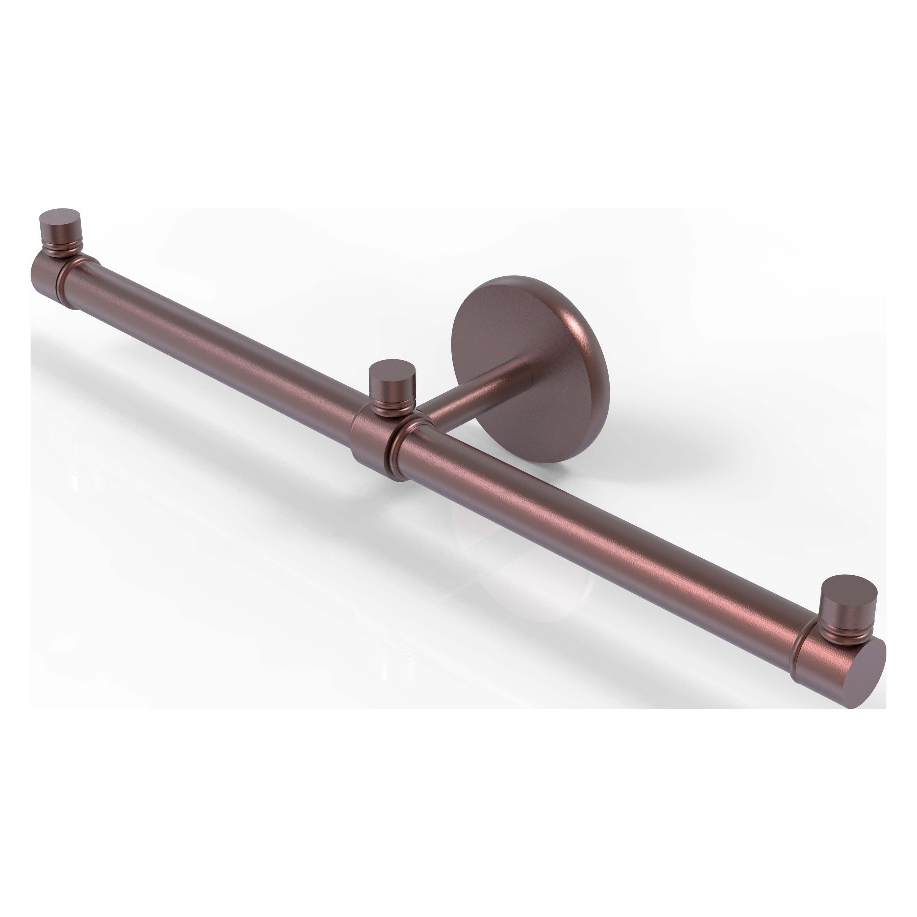Allied Brass P1000-HTB-2-CA Prestige Skyline 15-in double Antique Copper Wall mount Double Towel Bar