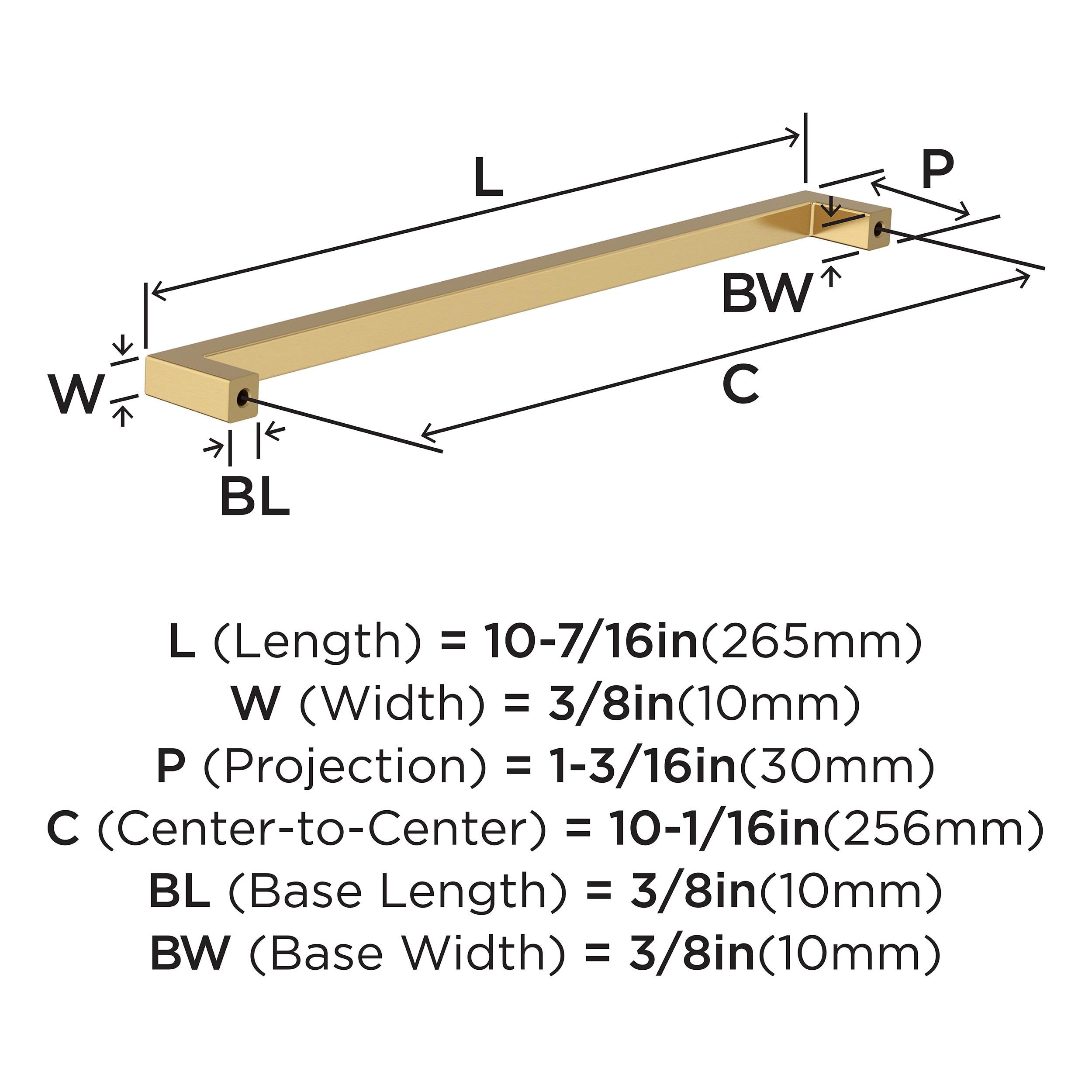 Amerock BP36910CZ Cabinet-Pulls - View #5