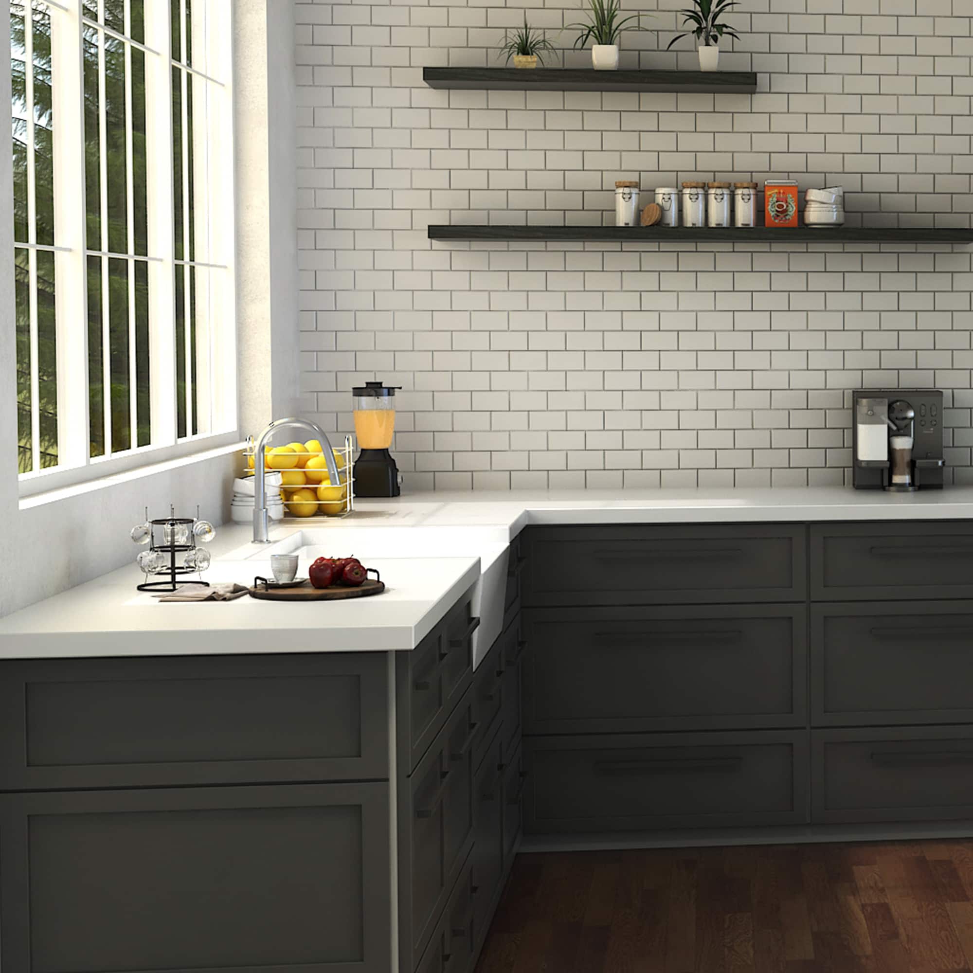 Gemini Chrome High Arc Kitchen Faucet