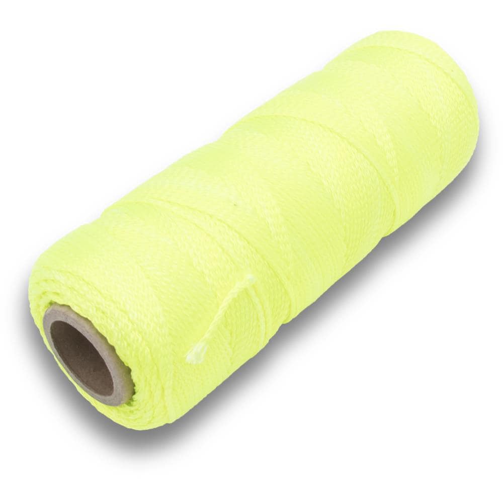 Marshalltown 500-ft Braided Fluorescent Yellow Nylon Mason Line String in  the String & Twine department at