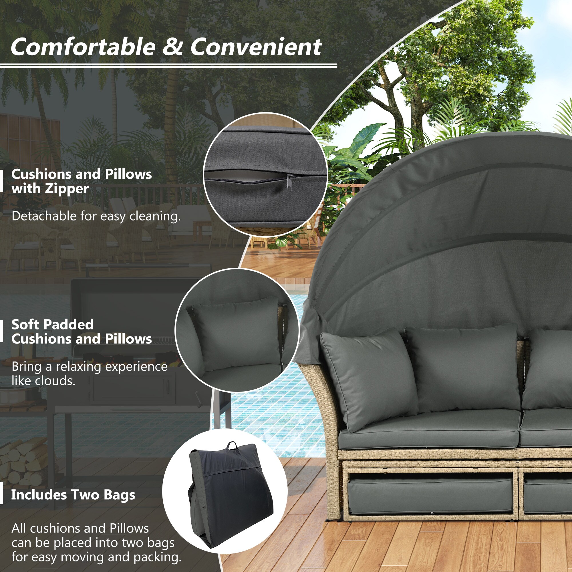 LOVMOR SF-L-SZ000030AAE Patio-Sofas-Daybeds - View #4
