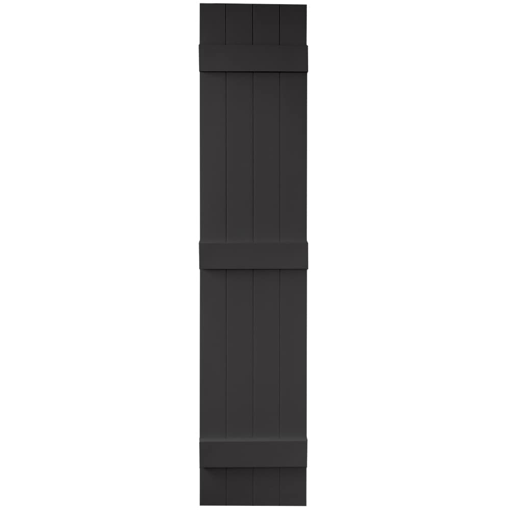Vantage V6831467002 13.875-in W x 66.875-in H Black Exterior Shutters