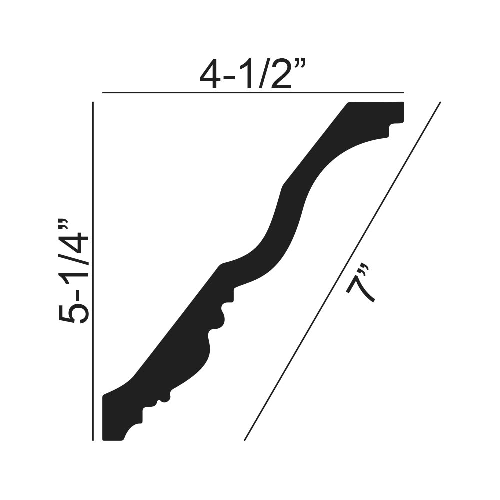 Architectural Products by Outwater 3P5.37.01241 Crown-Moulding - View #2