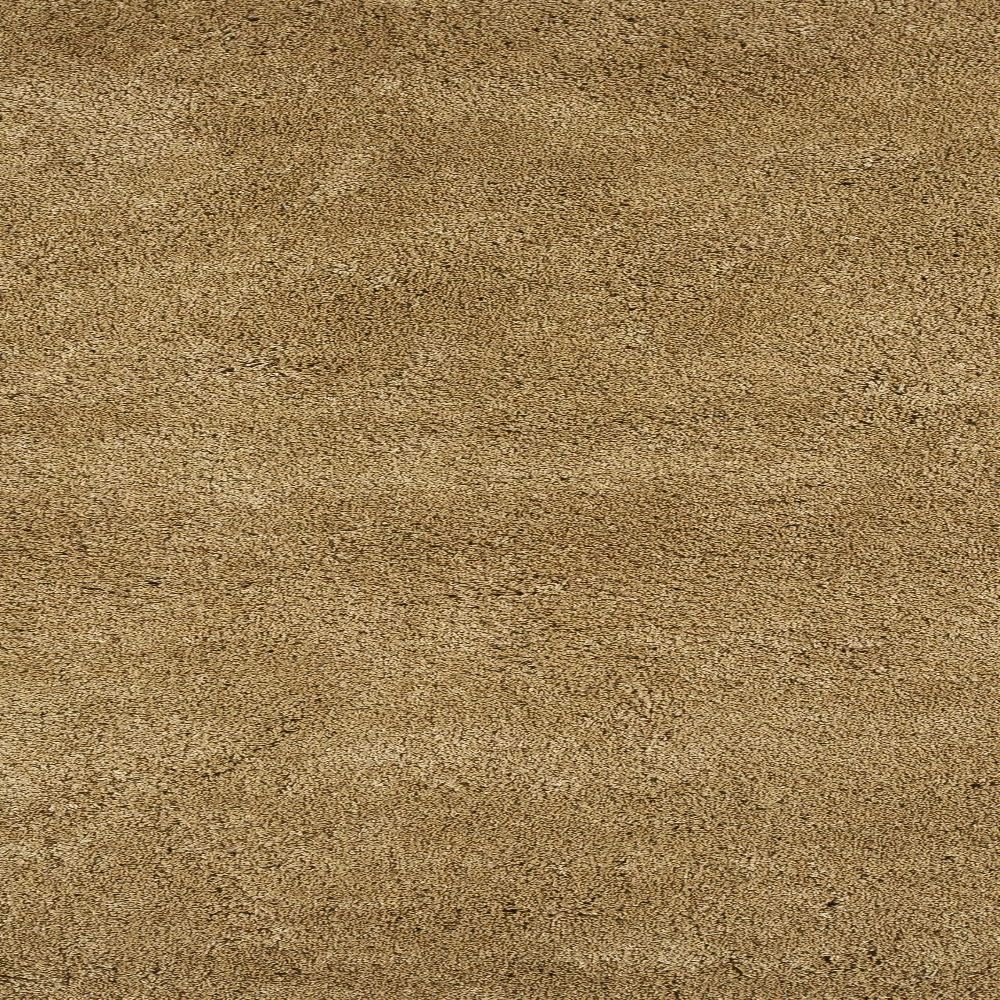 HomeRoots 353900 Bernadette 2 X 7 (ft) Rag Gold Indoor Solid Runner Rug