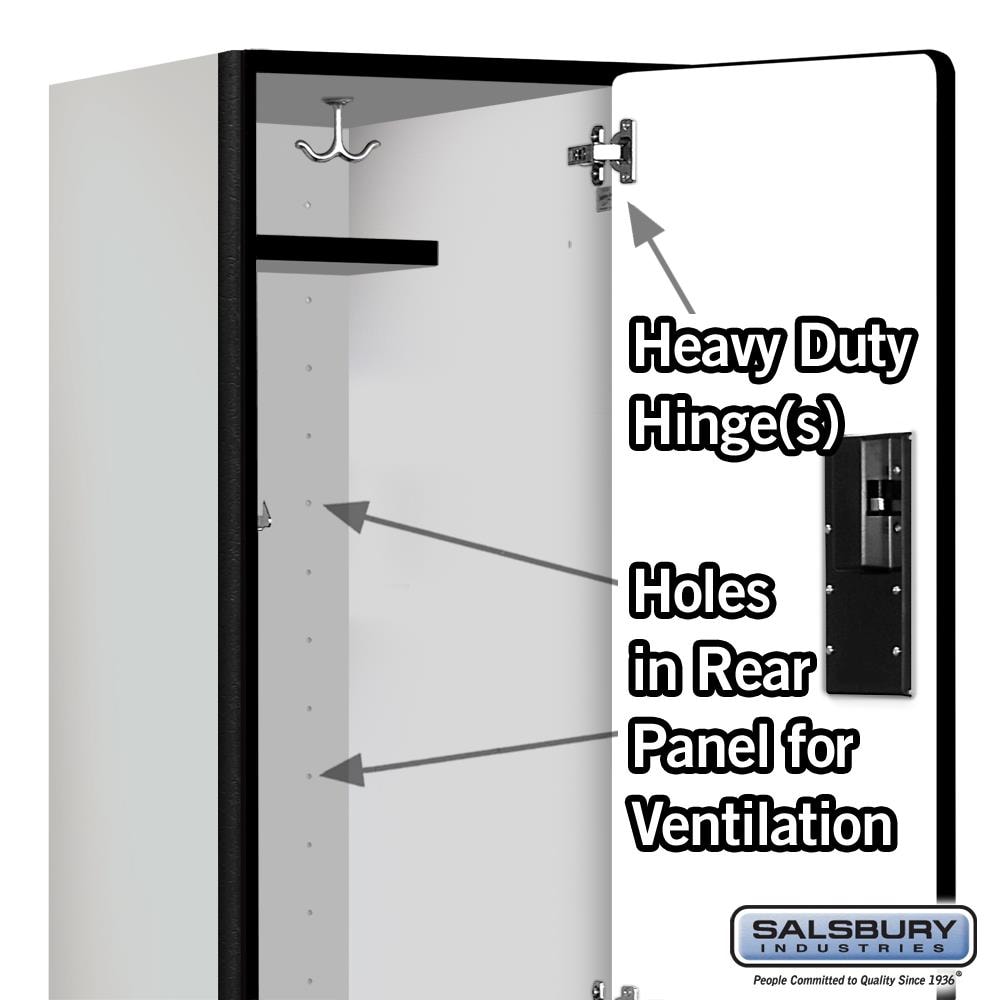SALSBURY INDUSTRIES 22168GRY Storage-Lockers - View #3