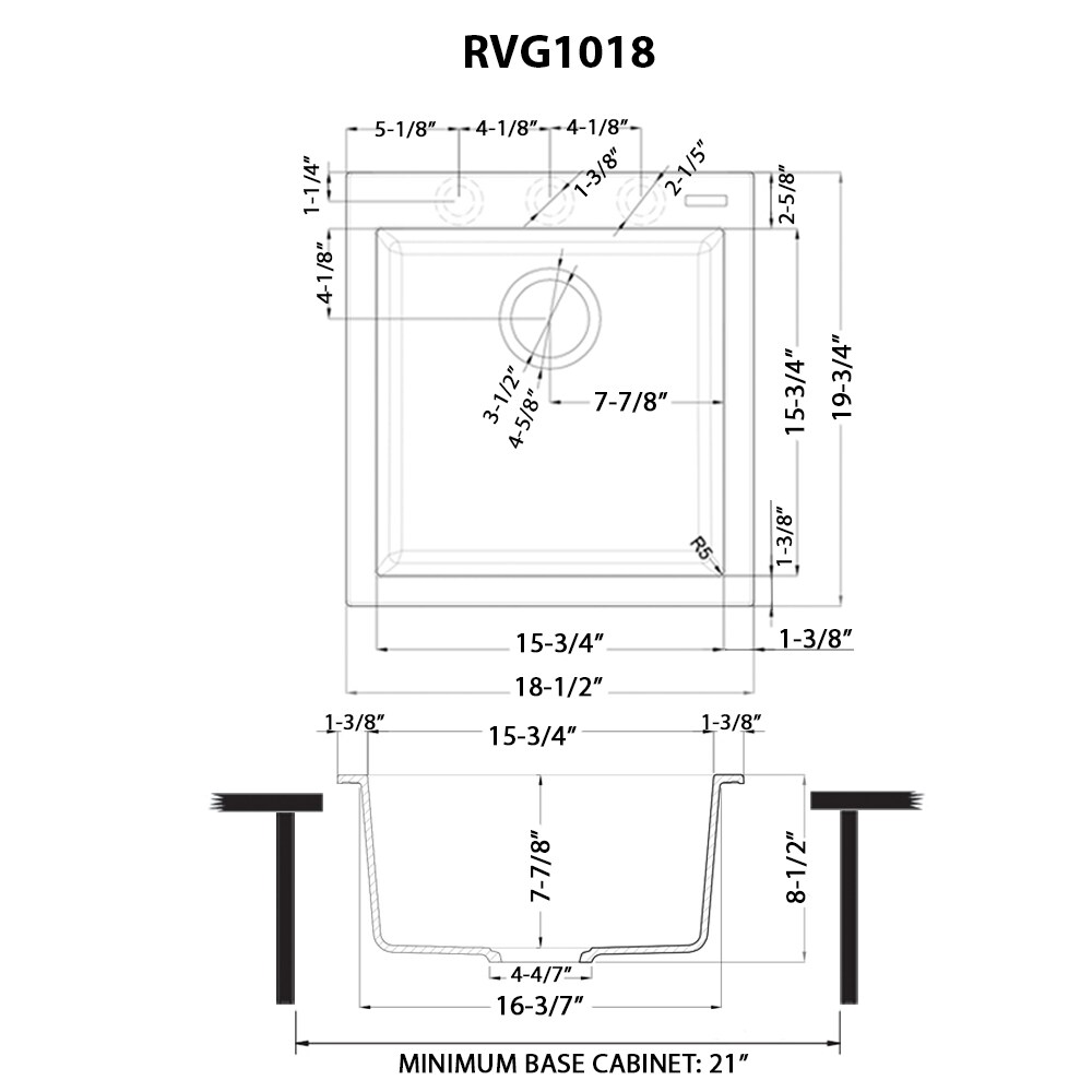 Ruvati RVG1018WH Kitchen-Sinks - View #9