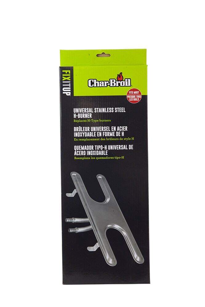 Char Broil 17.75 in Stainless Steel H Burner at Lowes