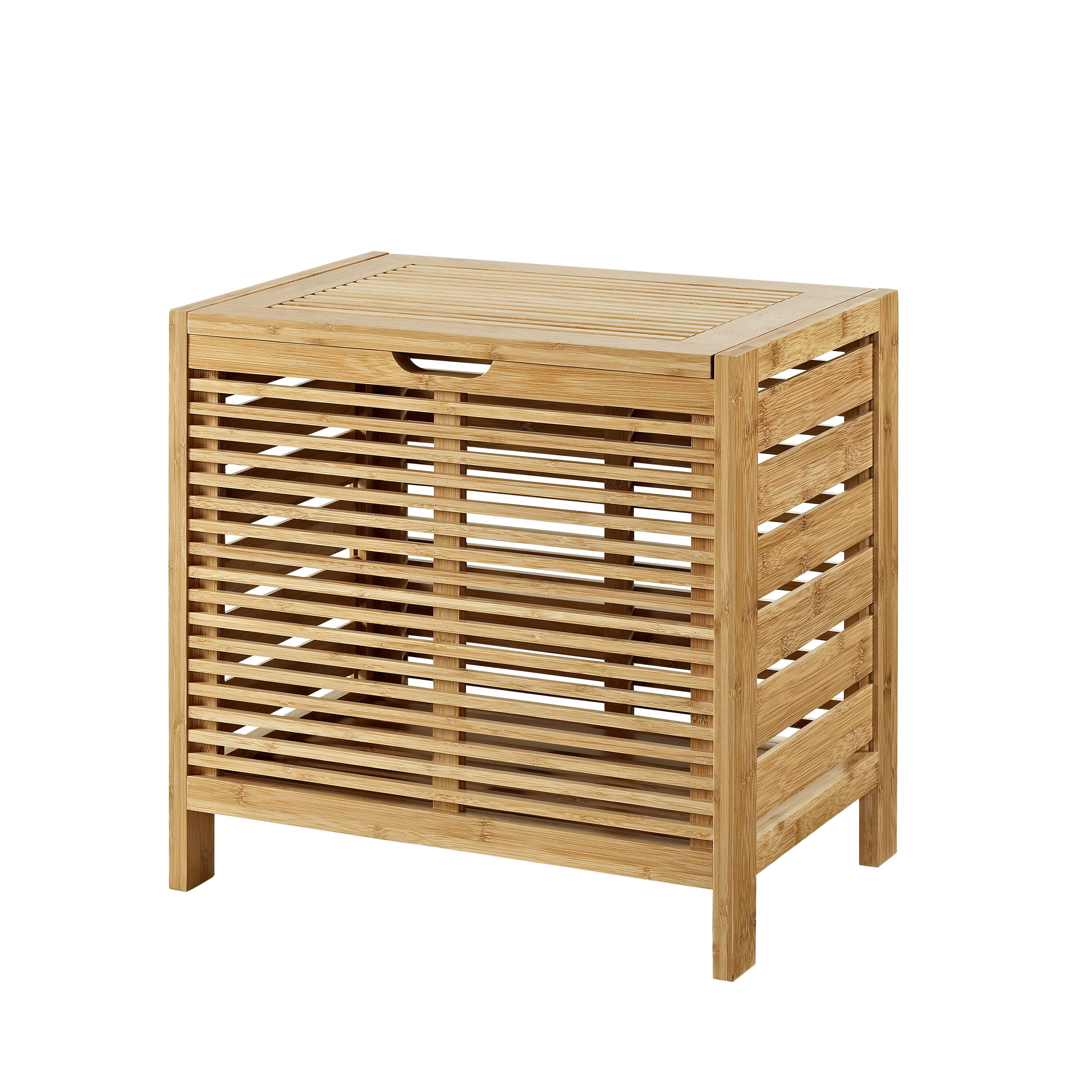 Bracken Bamboo Hamper Bathroom at Lowes.com