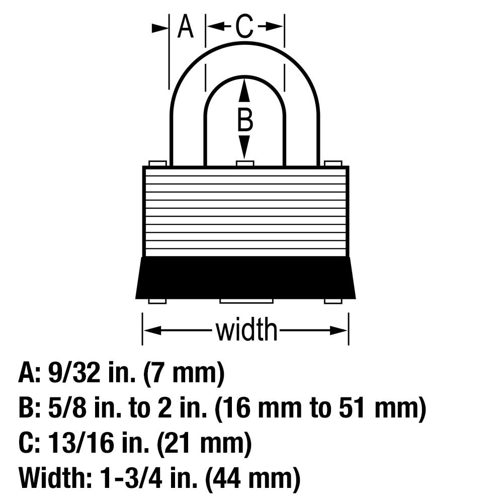 Master Lock 510D Padlocks-Locks-Cables - View #6
