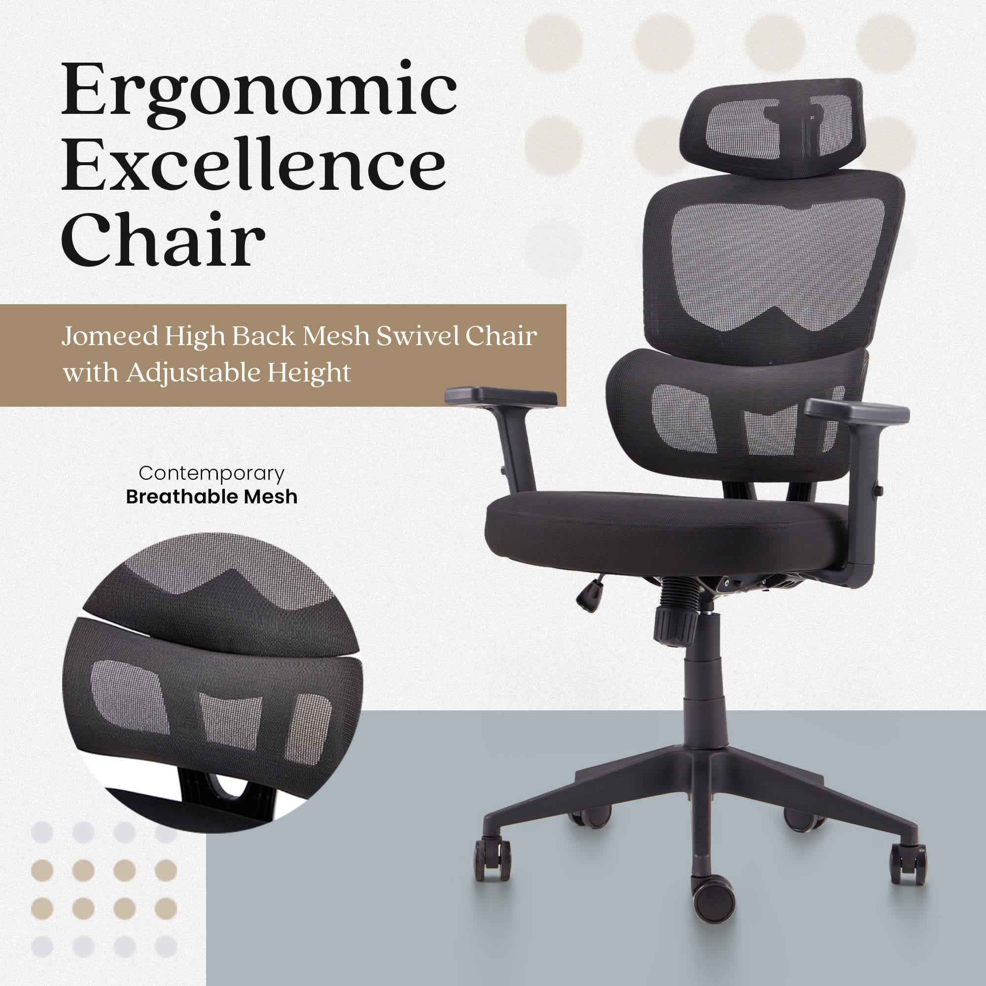 JOMEED 324856 Office-Chairs - View #2
