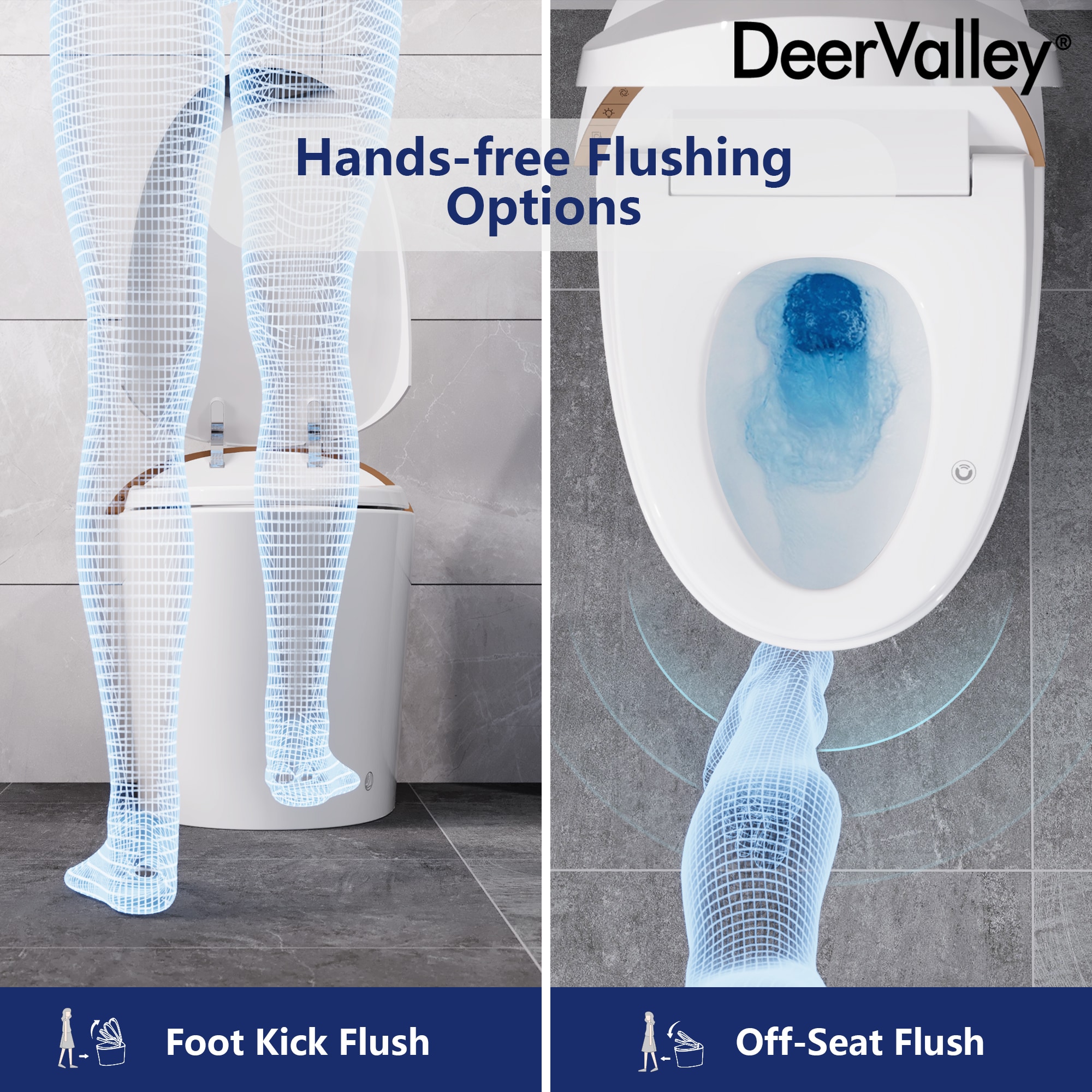 White Tankless Smart Elongated Toilet with Heated Seat