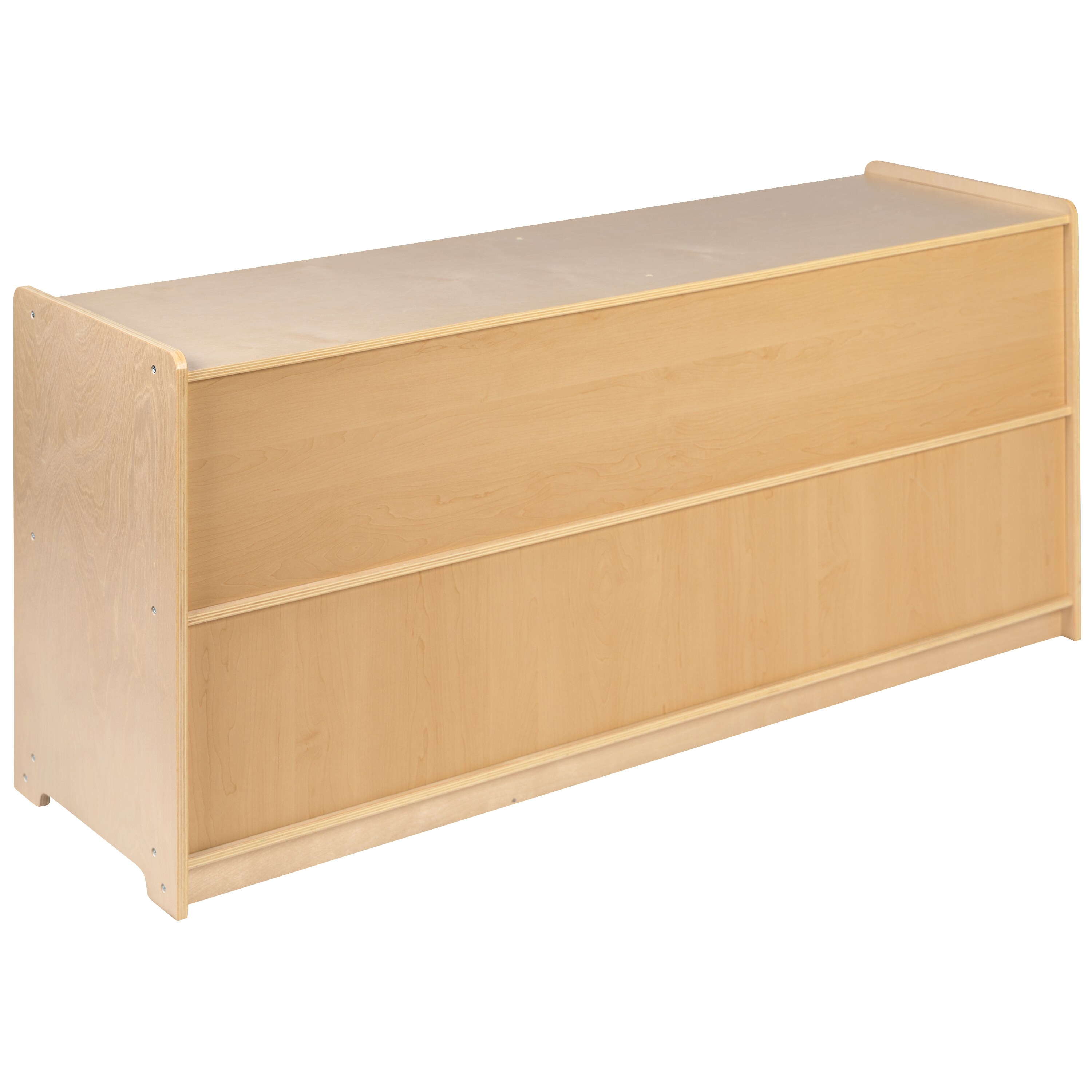Flash Furniture 4 Shelf Wooden Book Magazine Display Stand 39 716 H x 31 12  W x 11 34 D Natural - Office Depot