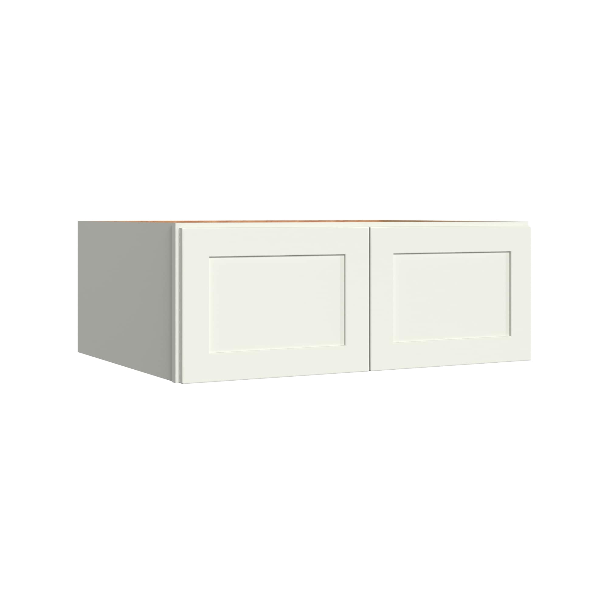 KraftMaid Momentum WR3312G71 Deveron 33-in W x 12-in H x 24-in D Dove White Wall Fully assembled Plywood Cabinet (Recessed Panel Shaker)