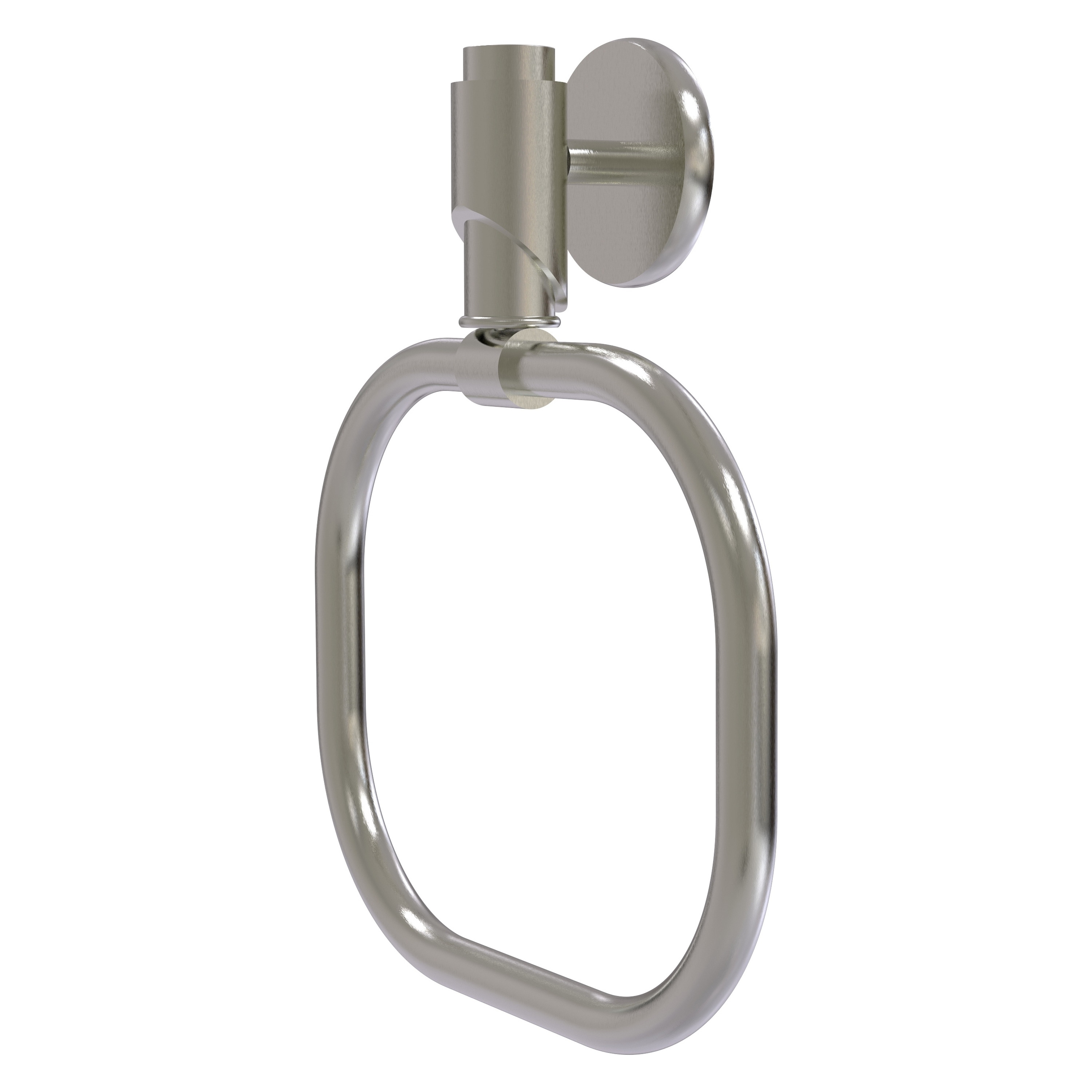 Allied Brass TR-16-SN Tribecca Satin Nickel Wall mount Single Towel Ring