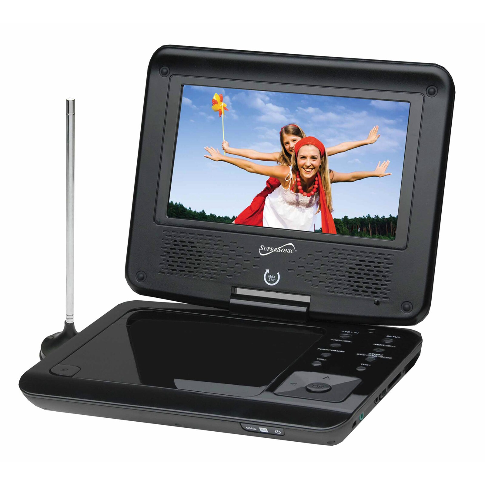 Supersonic 480P DVD Player (Black) at Lowes.com