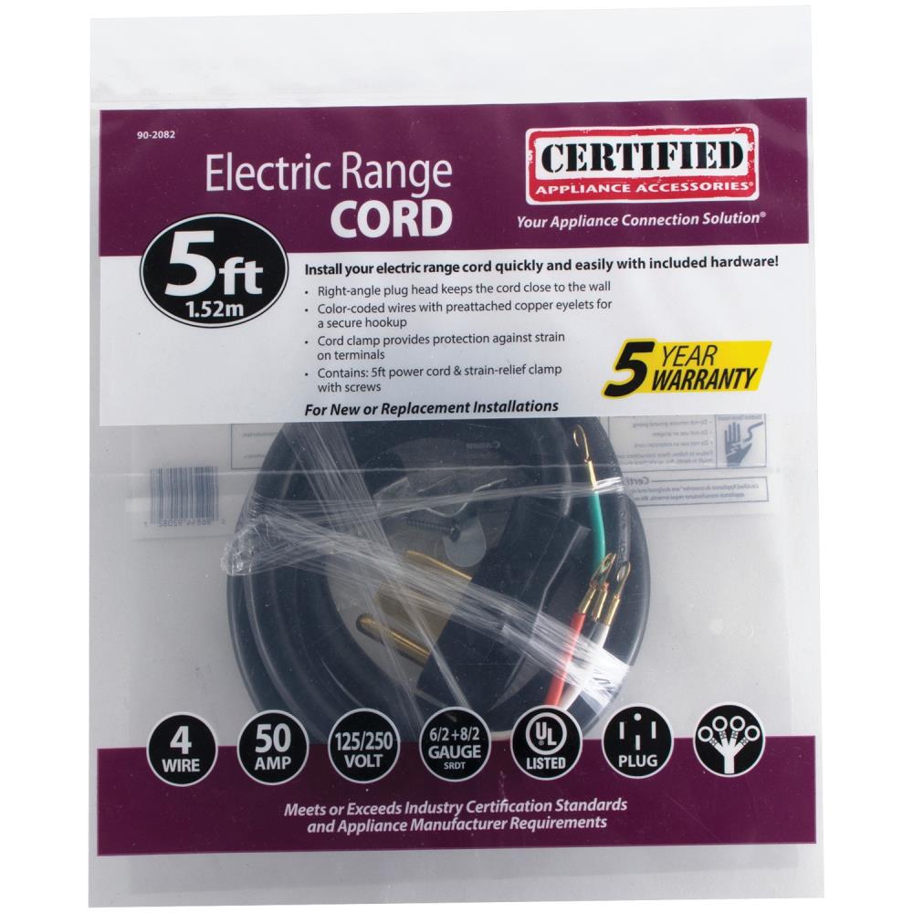 Certified Appliance Accessories 90-2082 Appliance-Power-Cords - View #9