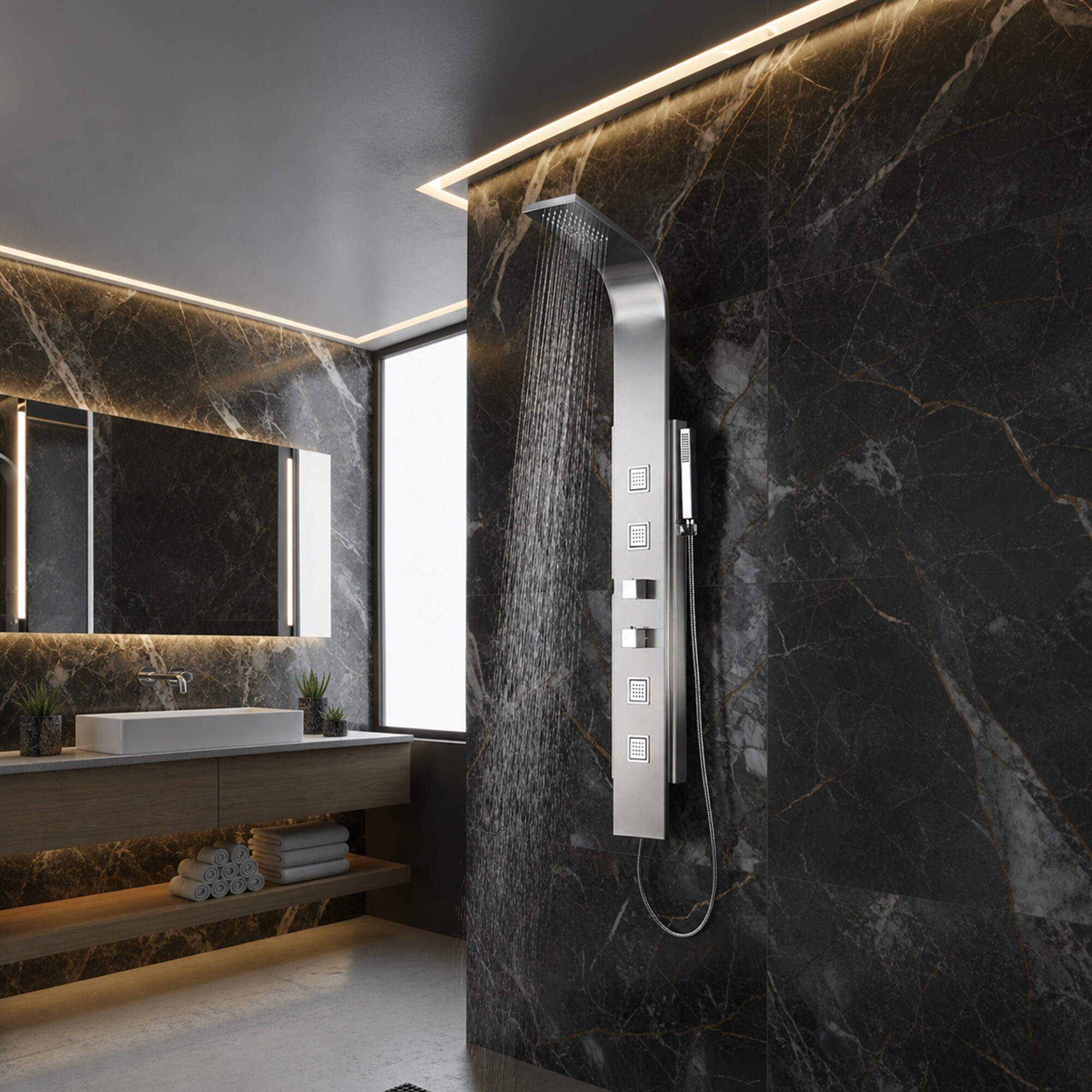 ANZZI SP-AZ035 Showerhead-Bar-Panels - View #5