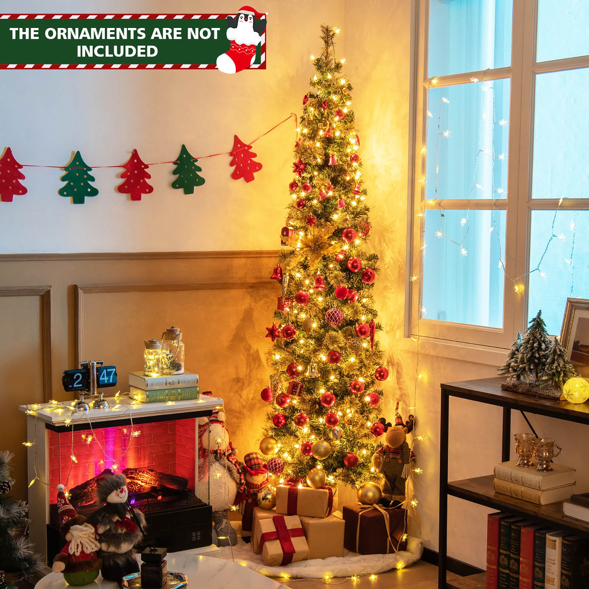 Costway CM24072US Artificial-Christmas-Trees - View #7