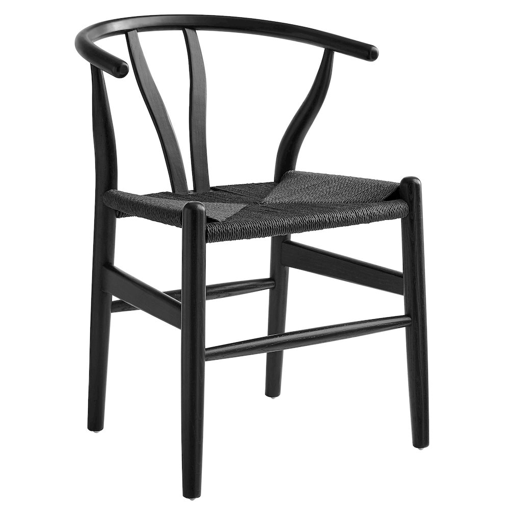Modway EEI-7200-BLK-BLK Amish 29 Wood Dining Chair
