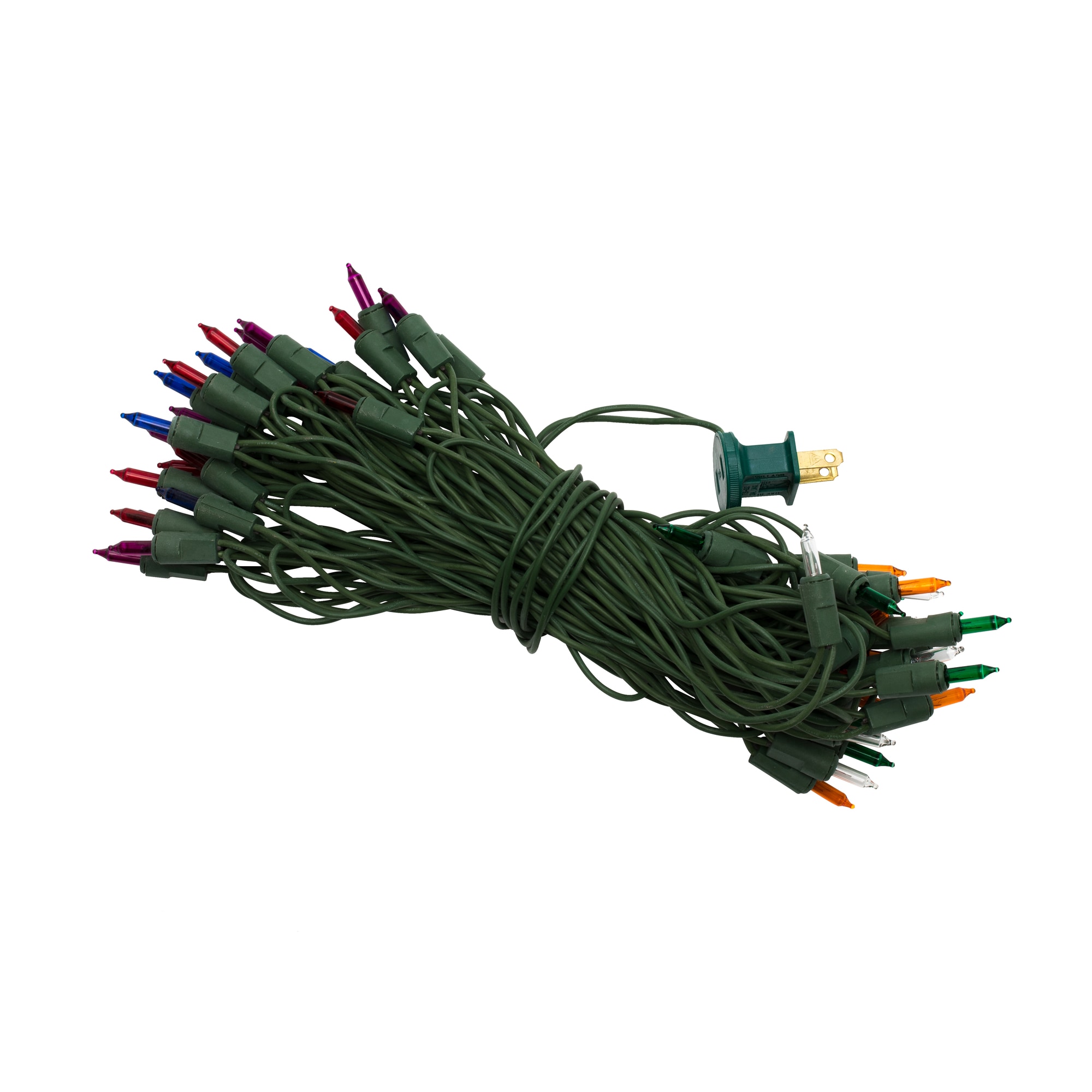 Vickerman A406010 50 -Count 35-Feet Multicolor Incandescent Plug-In Indoor Christmas String Lights
