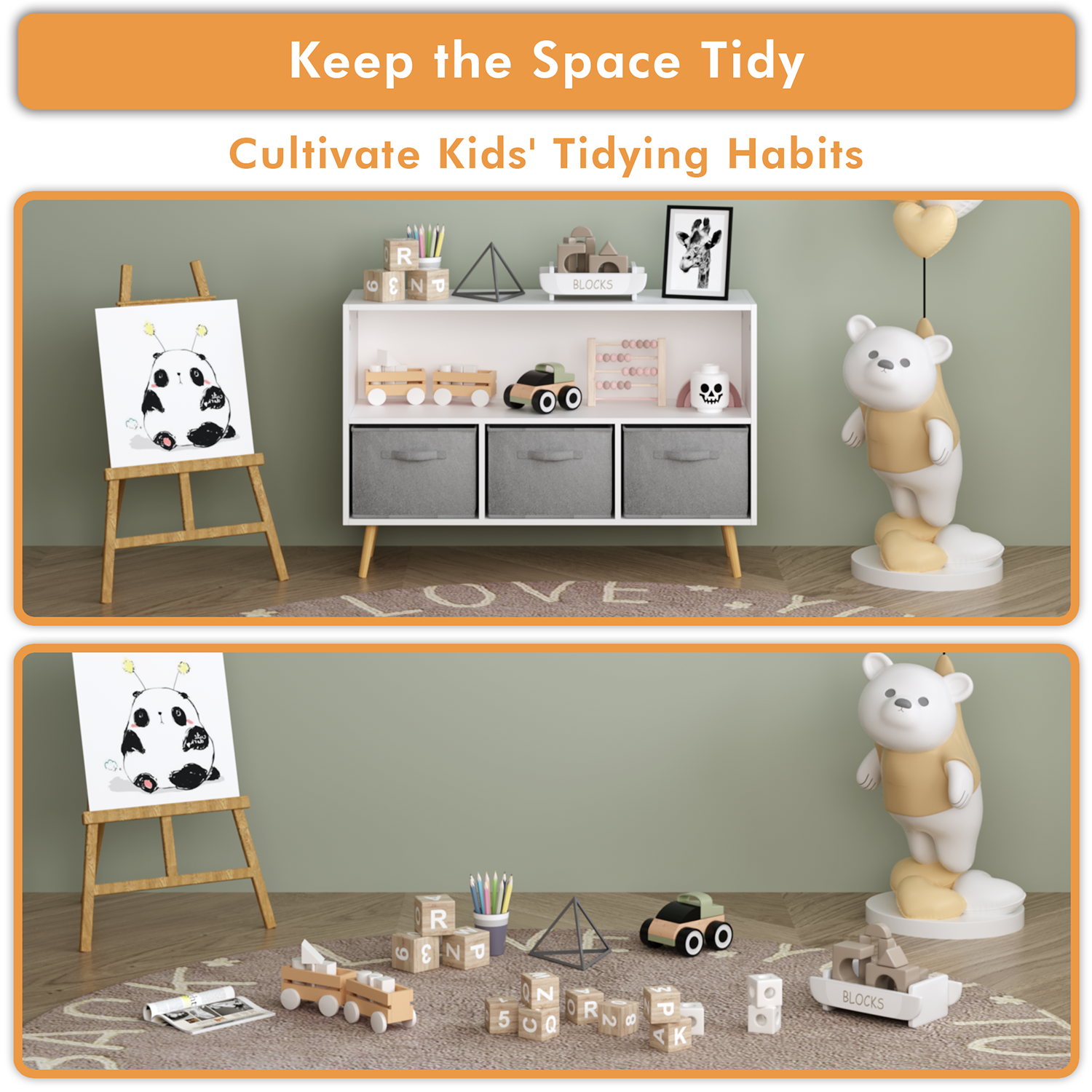 GZMR SM-CD307001WB Kids-Bookcases - View #8