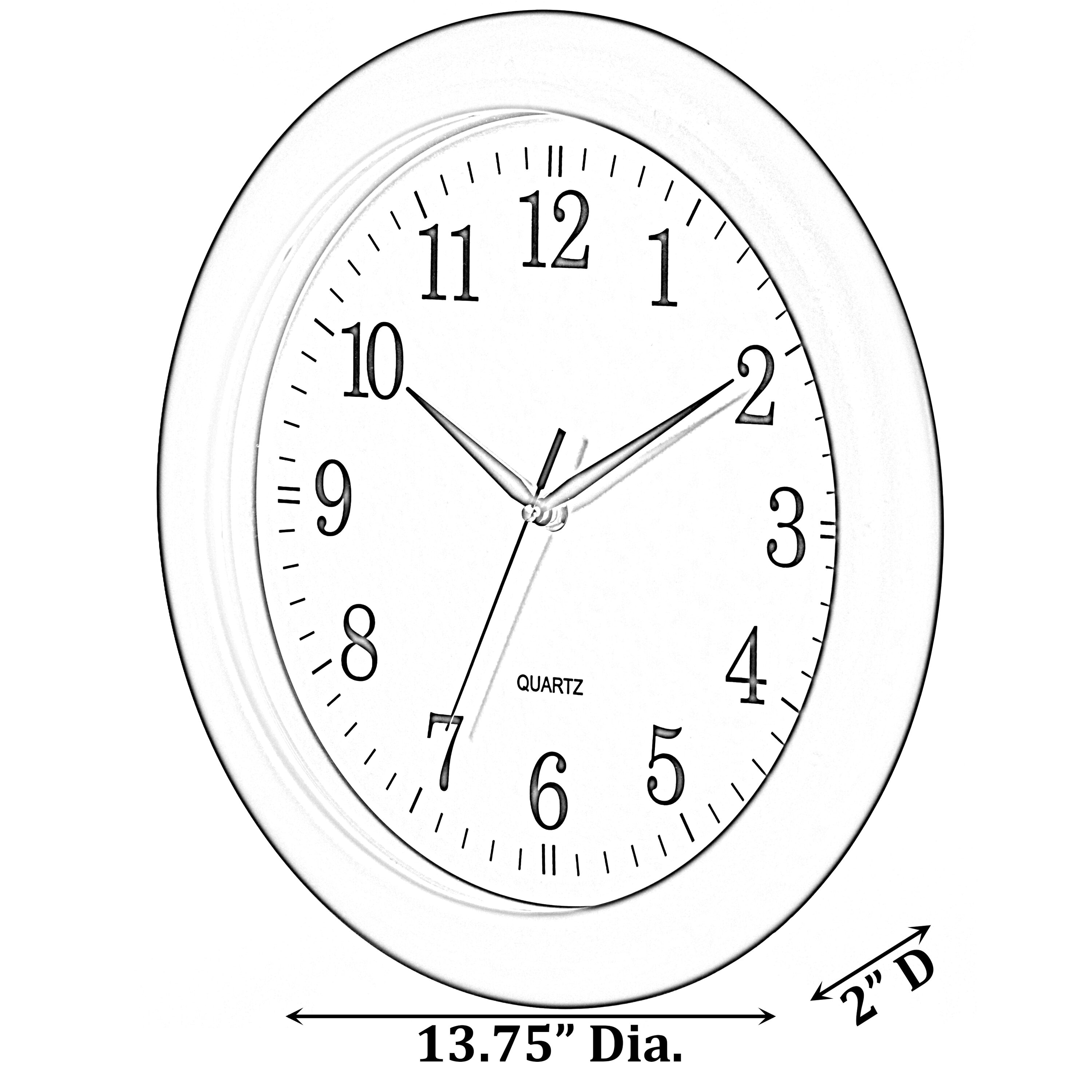 Clockswise QI004510.WT.2 Indoor-Outdoor-Clocks - View #5