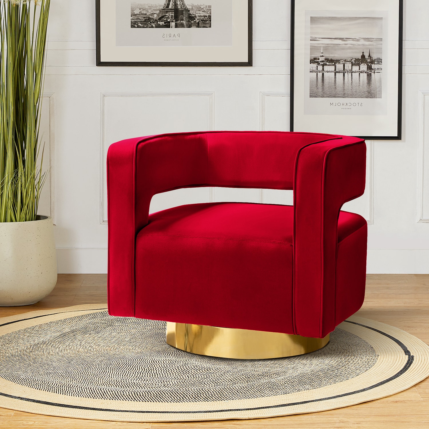 14 Karat Home CHM0141-RED chairs - View #2