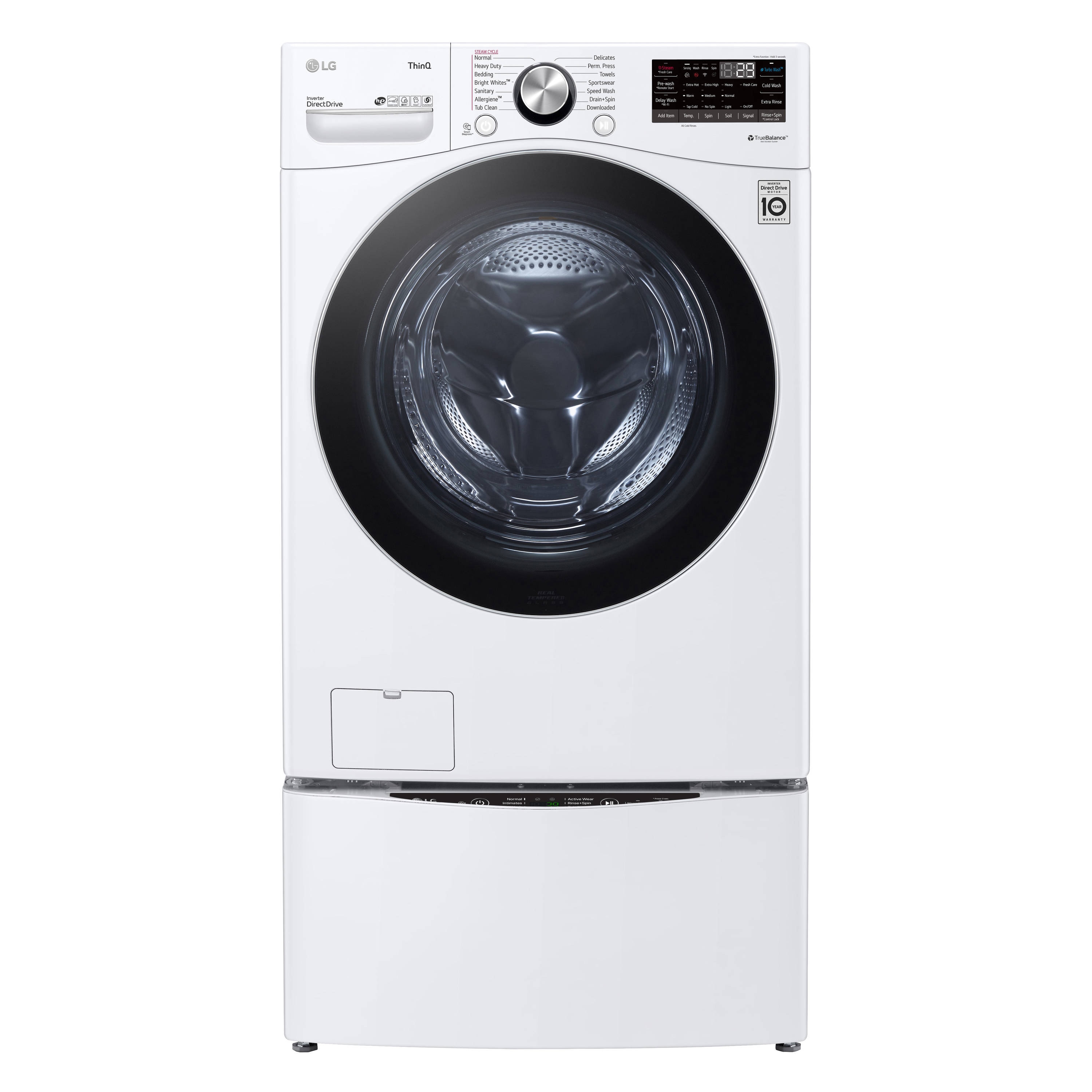 WM6500HWA by LG - 5.0 cu. ft. Mega Capacity Smart Front Load Energy Star  Washer with TurboWash® 360° and AI DD® Built-In Intelligence