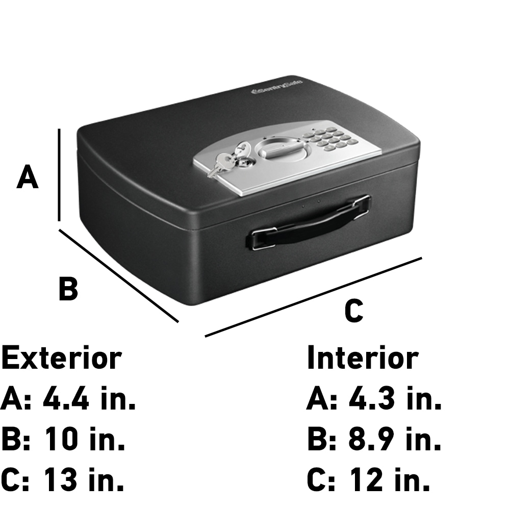 Master Lock 0.21-cu ft Safe Box with Electronic/Keypad Lock in the Floor &  Wall Safes department at