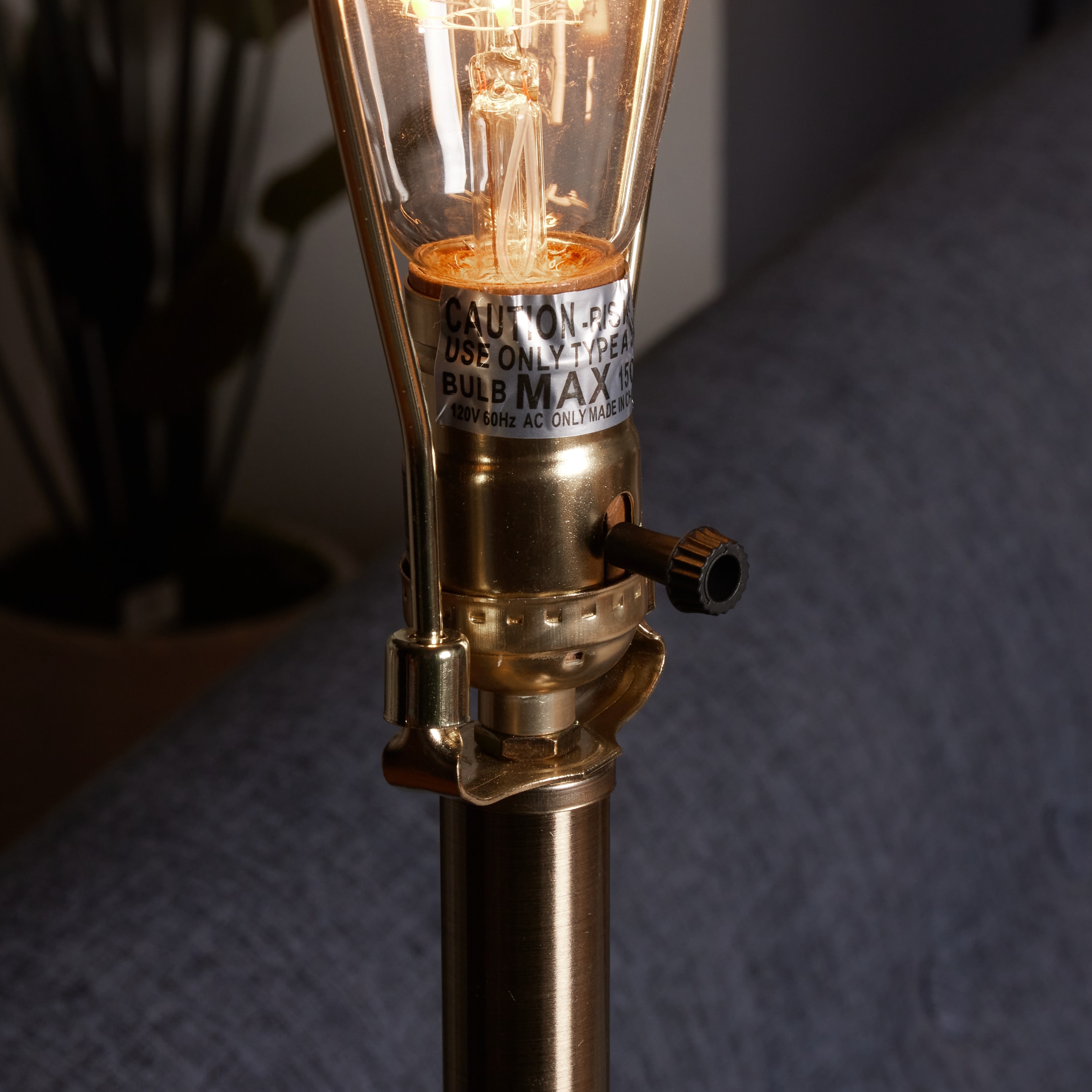 Westinghouse 7026800 Make-A-Lamp 3-Way Socket Kit Polished Brass Finis –