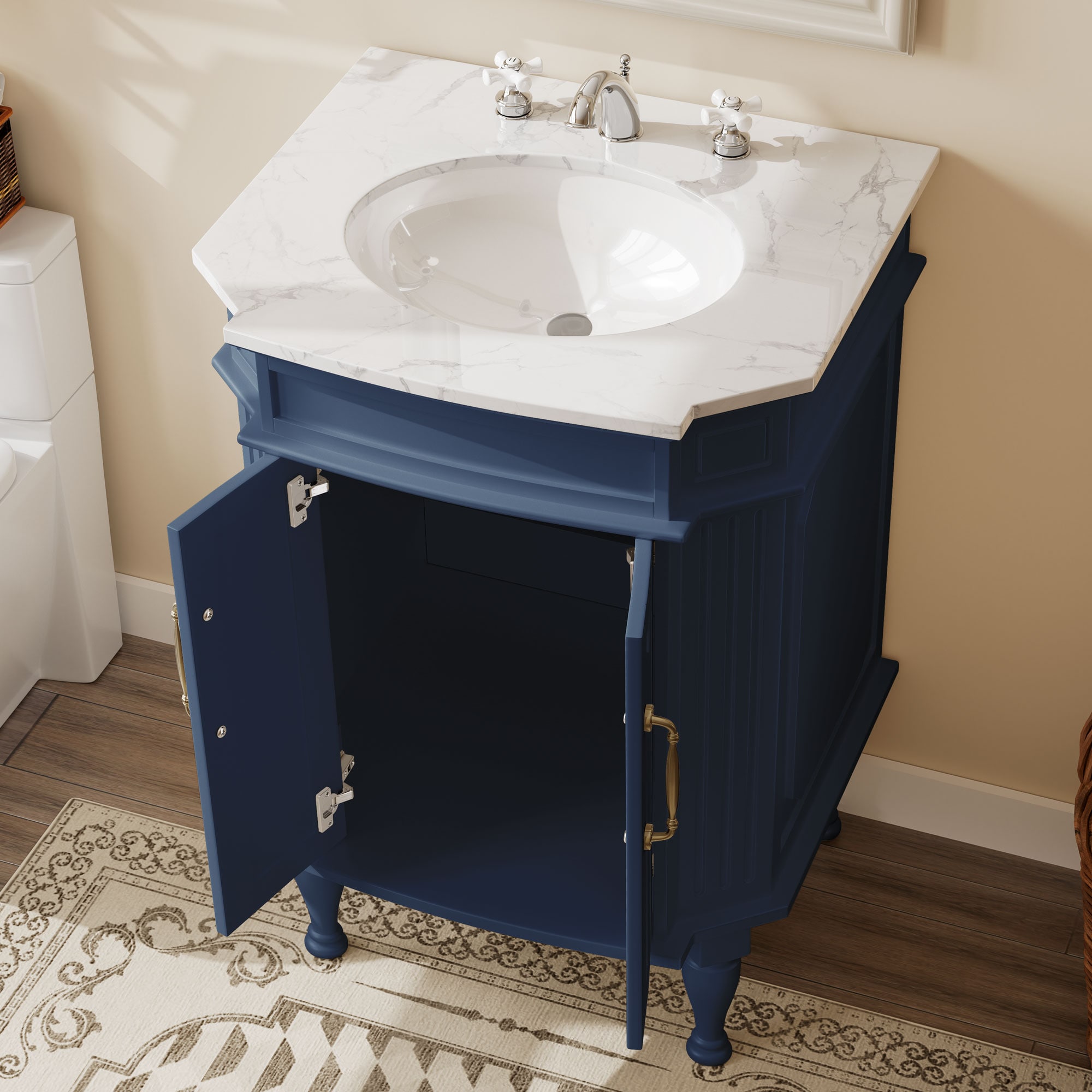 VOUA LWS-10X10-LK-OE+BASE Bath-Vanity-Combo - View #4
