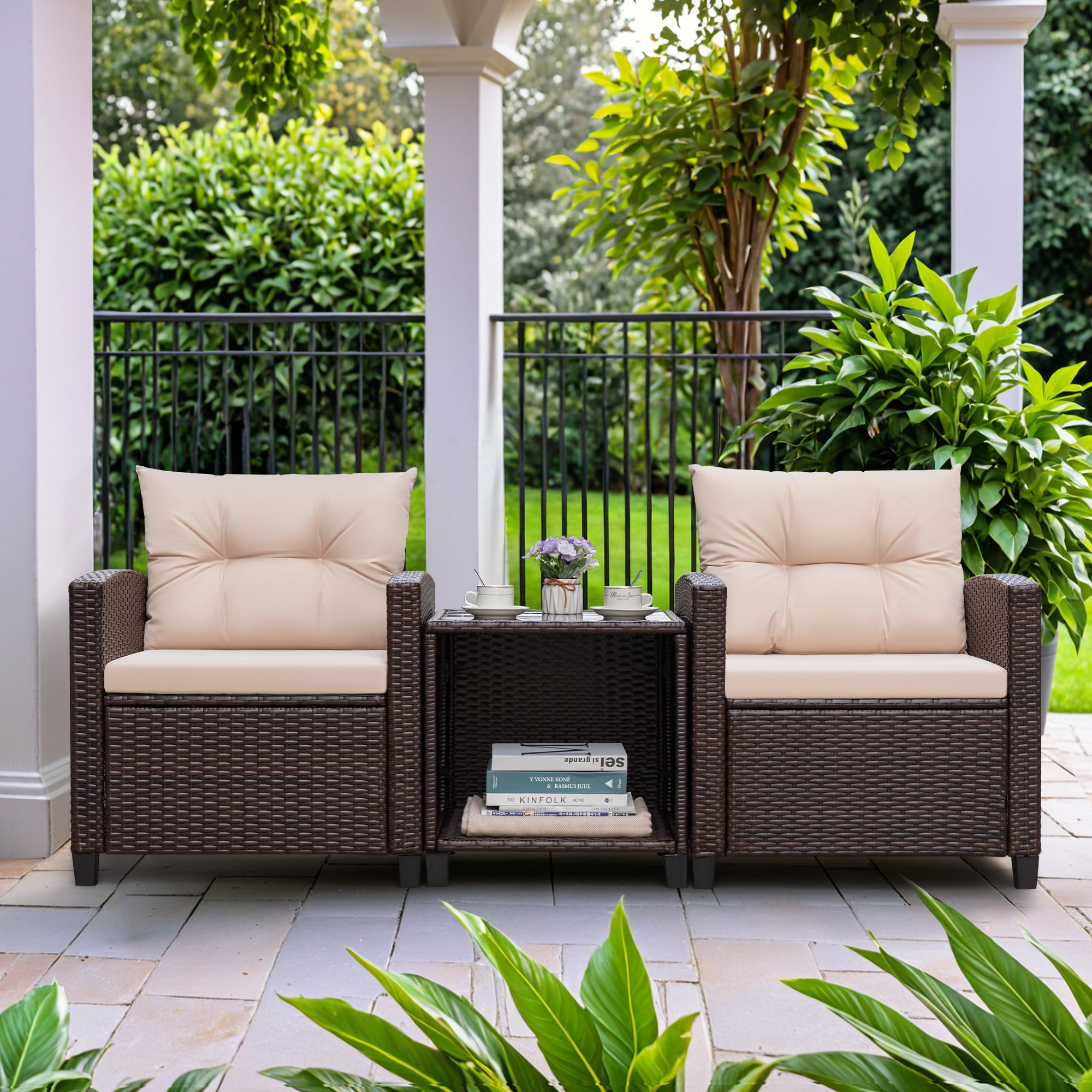 Vineego LS-LCRF23-0322-8BG Patio-Conversation-Sets - View #3